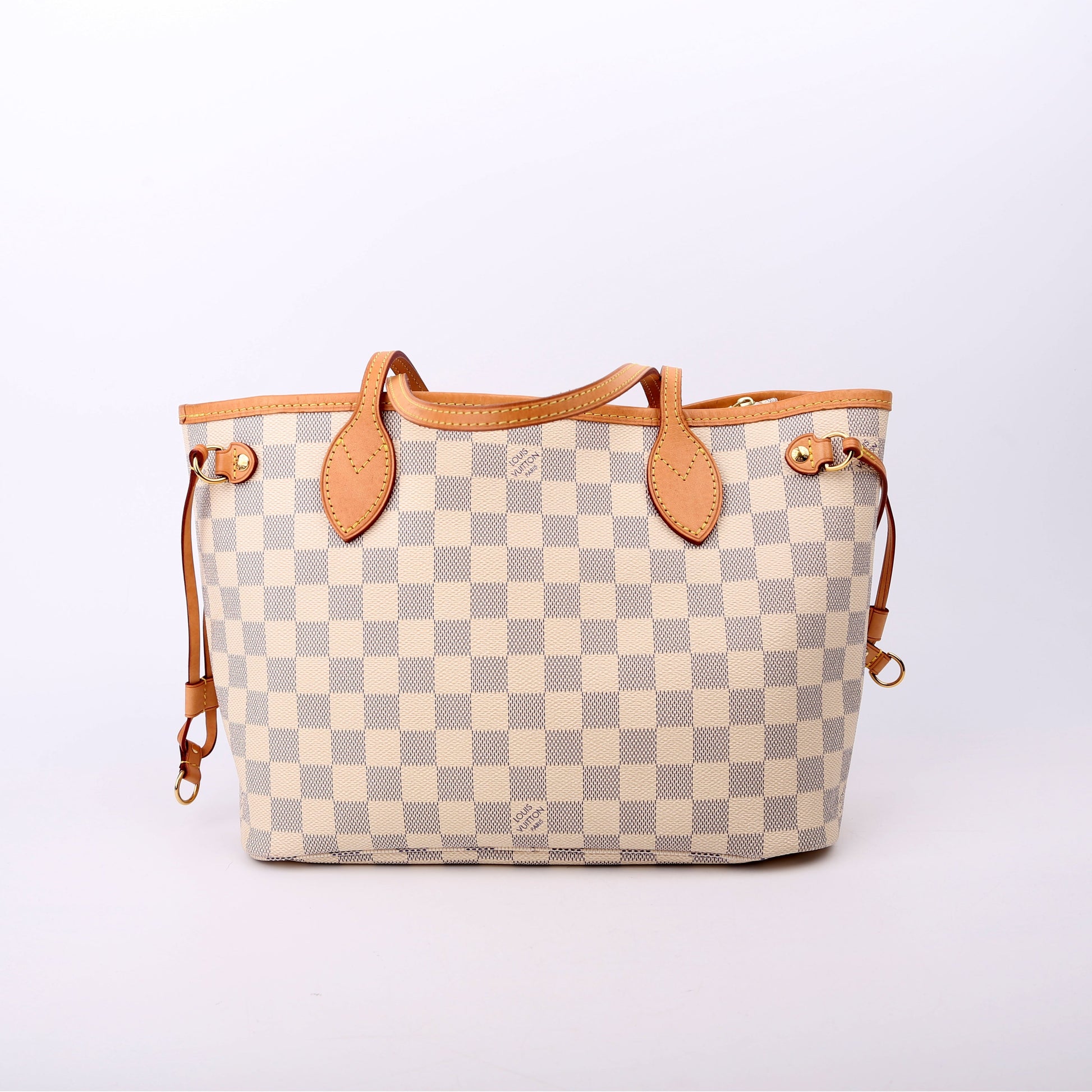 Louis Vuitton Neverfull PM Azur Damier Wallet Case