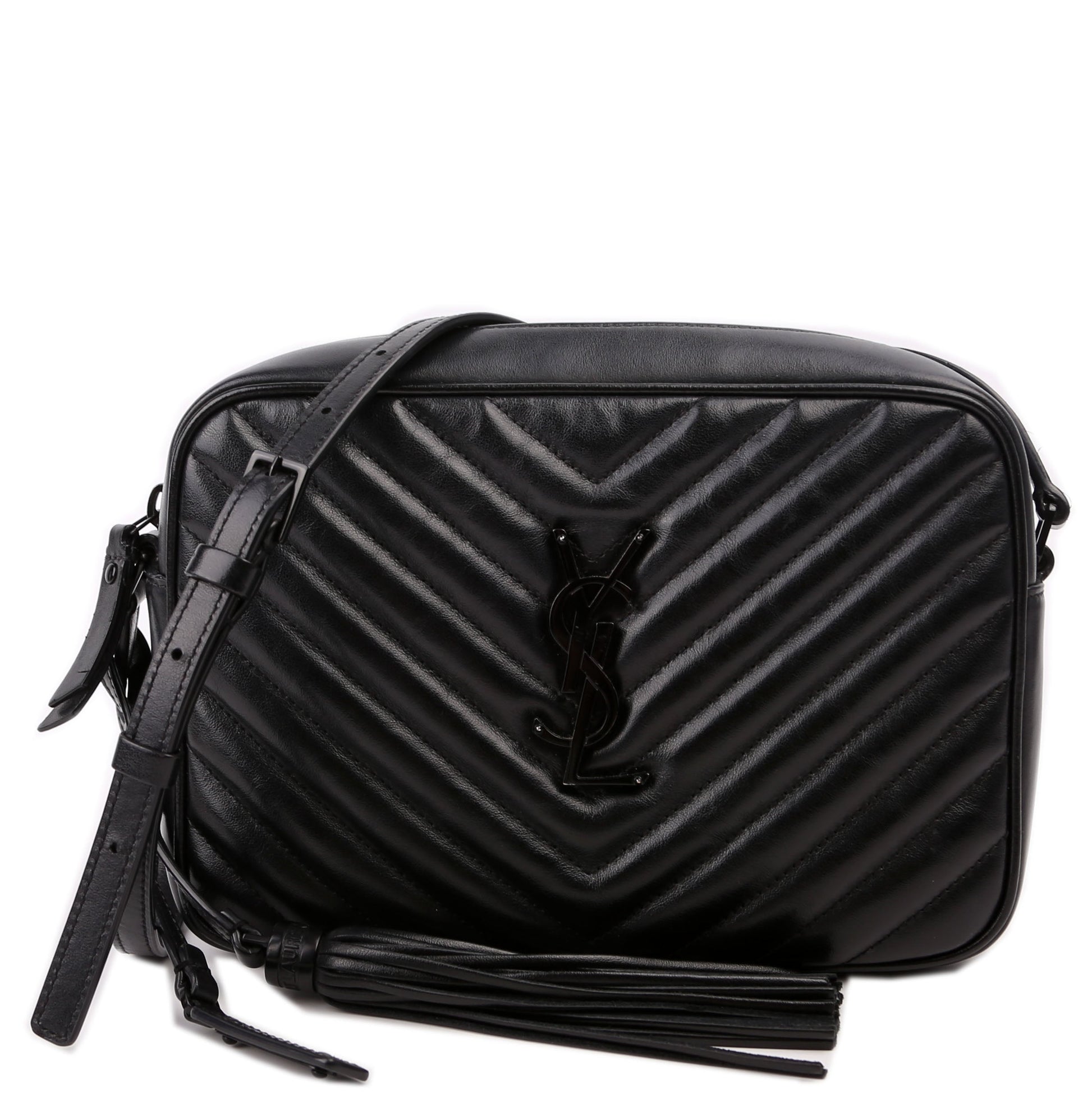 YSL Saint Laurent Saint Laurent Lou Camera Bag Black Travel Bag