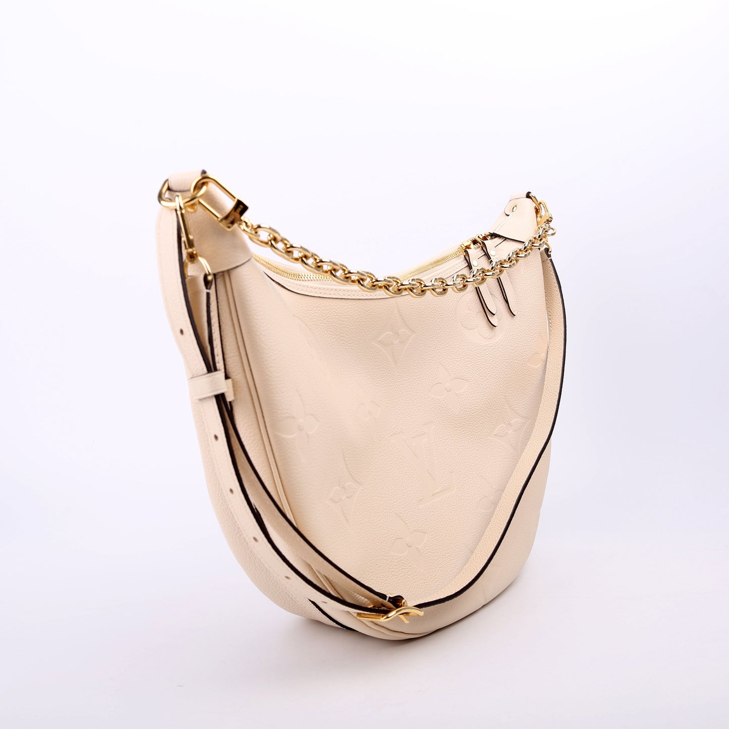 Louis Vuitton Loop Empreinte White Shoulder Bag