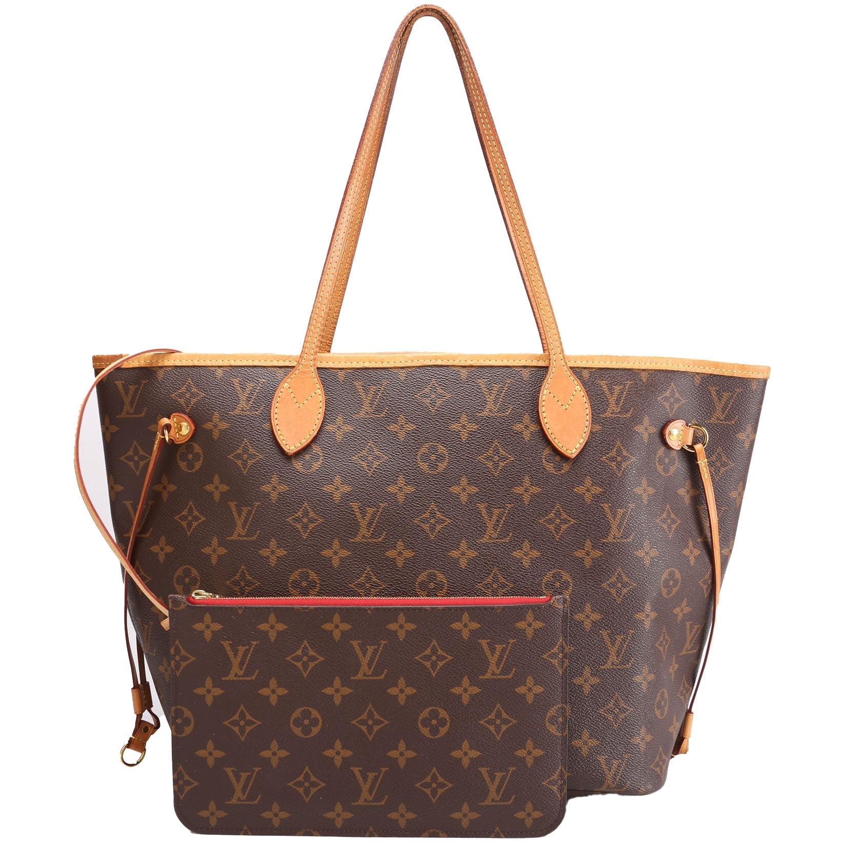 Louis Vuitton Neverfull MM Monogram Wallet Case Monogram 21