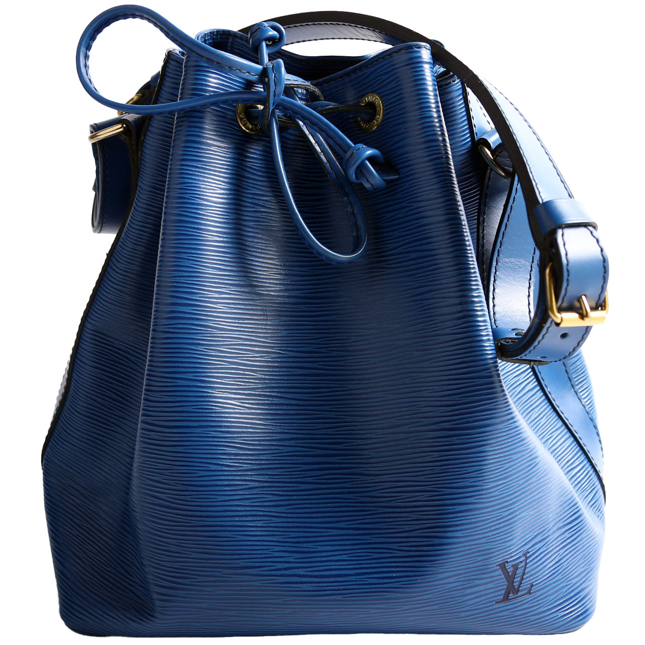 Louis Vuitton Noe Petit Epi Blue Handbag Blue 1