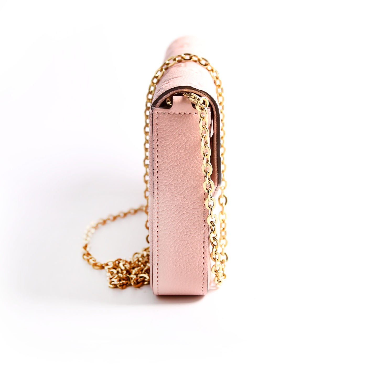 Louis Vuitton Pochette Felicie Empreinte Pink Clutch Bag Pink 1