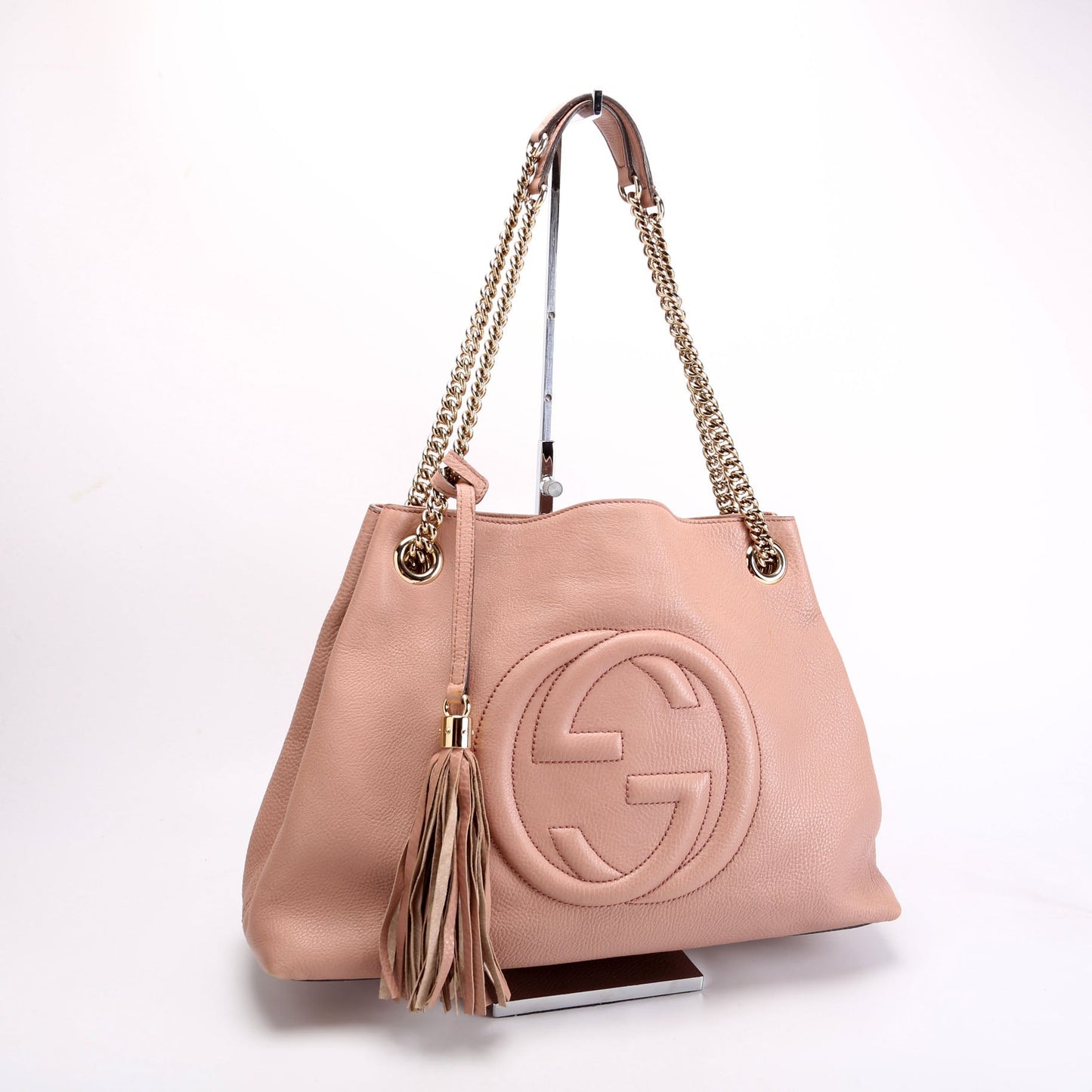 Gucci Soho Leather Tan Medium Shoulder Bag