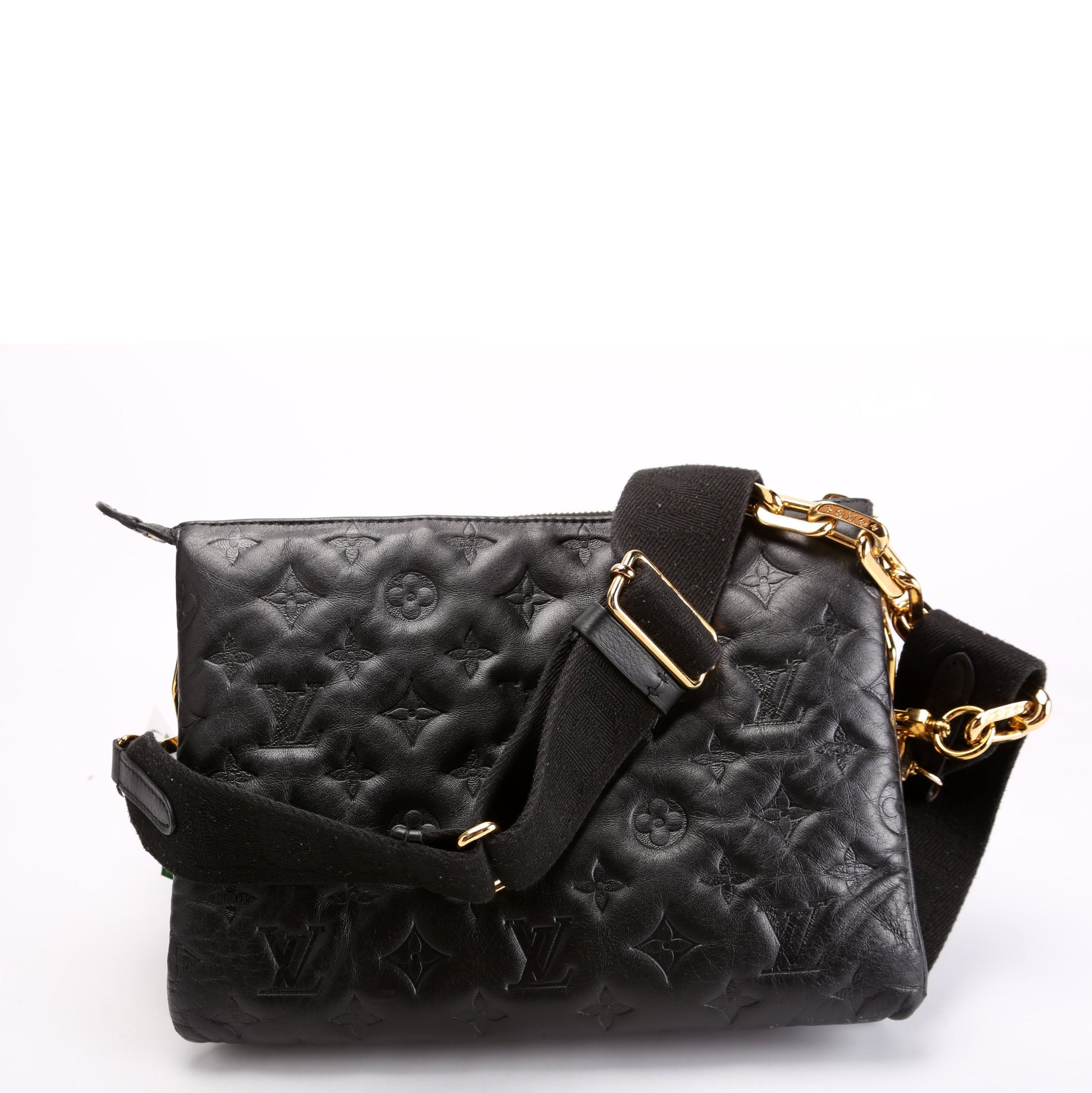 Louis Vuitton Coussin PM Lambskin Black Handbag