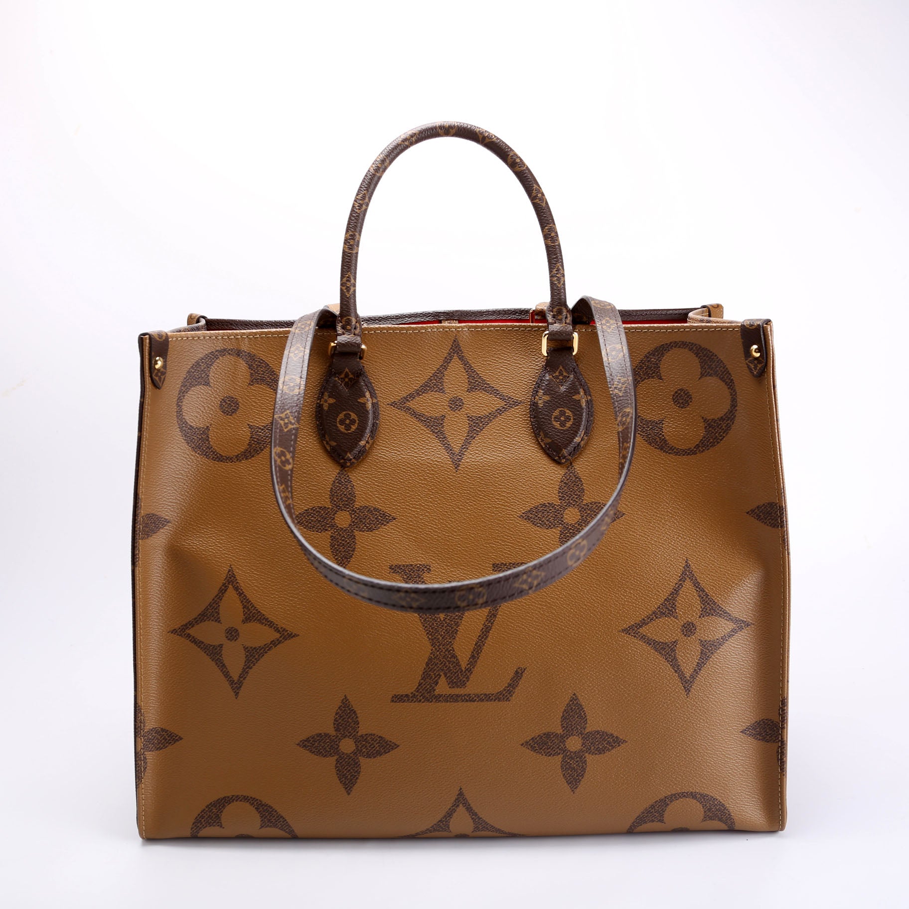 Louis Vuitton ONTHEGO GM Reverse Monogram Handbag Monogram 25