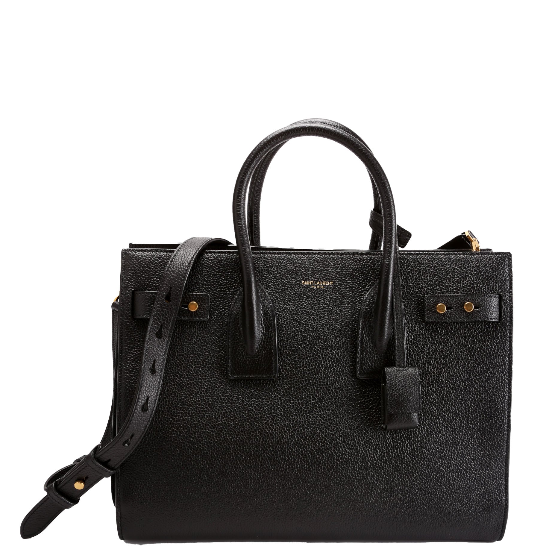 YSL Saint Laurent Saint Laurent Sac De Jour Supple Bag Black Small Travel Bag