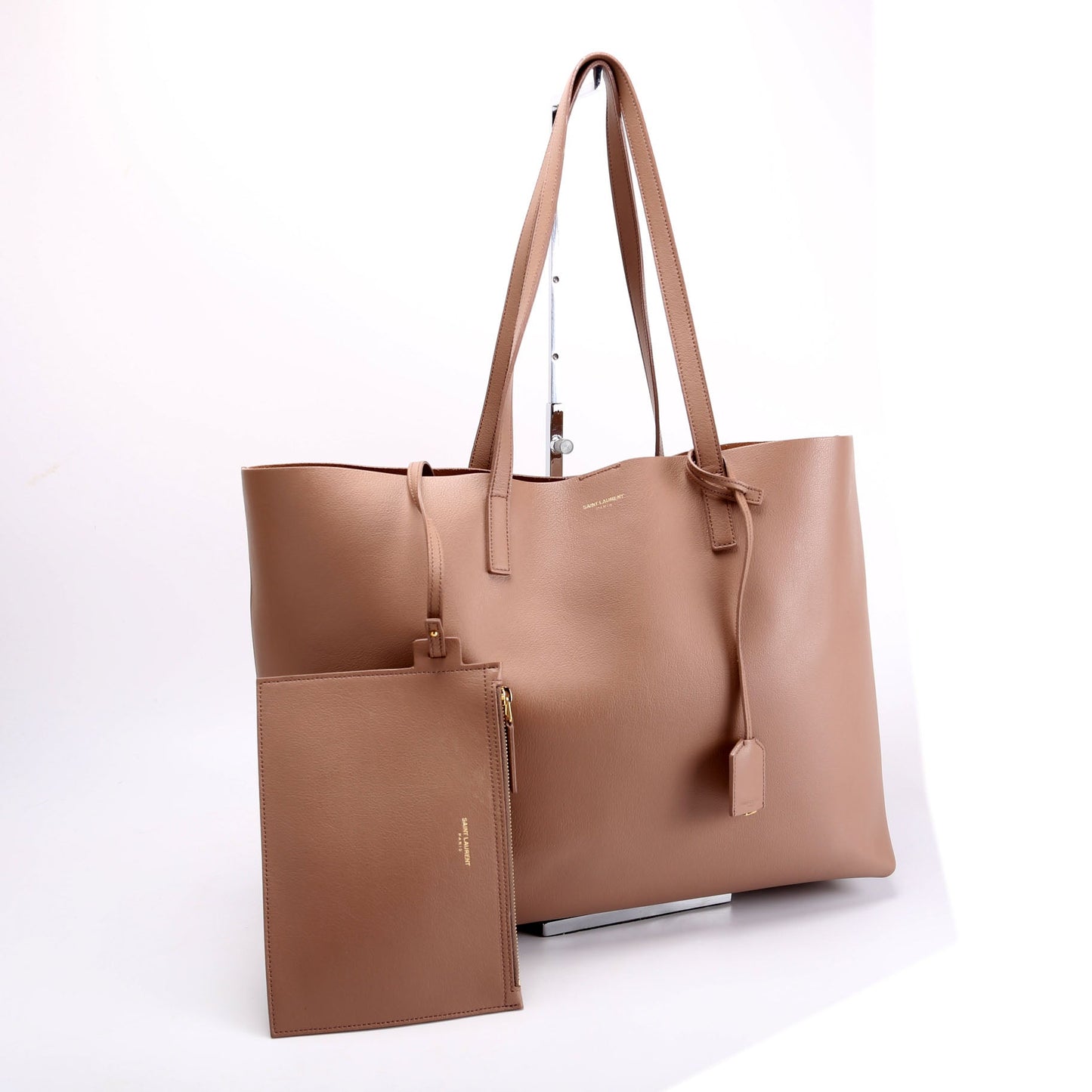 YSL Saint Laurent Saint Laurent Shopping Tote Taupe Bag Large Tote Bag