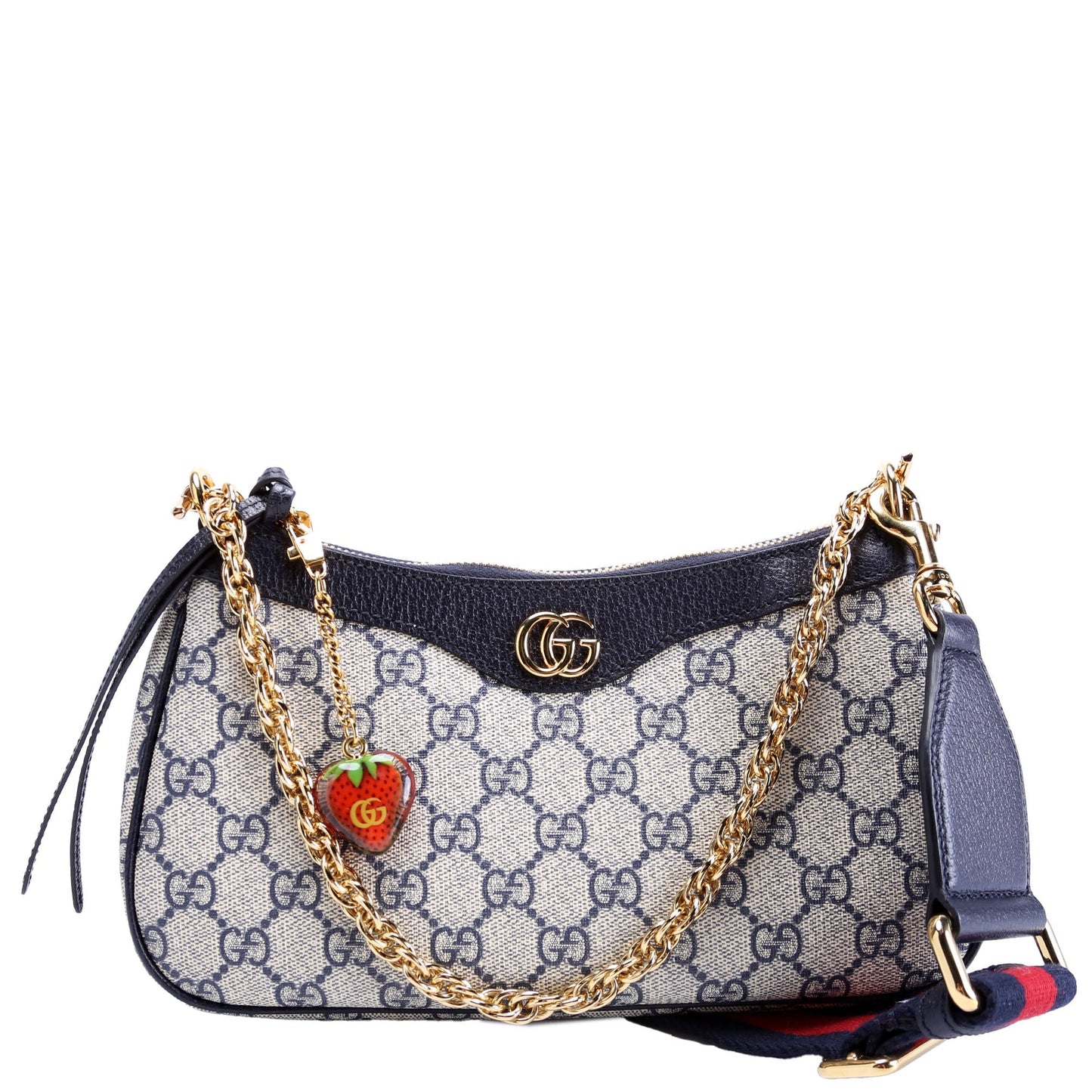 Gucci GG Supreme HandNavy Small Travel Bag