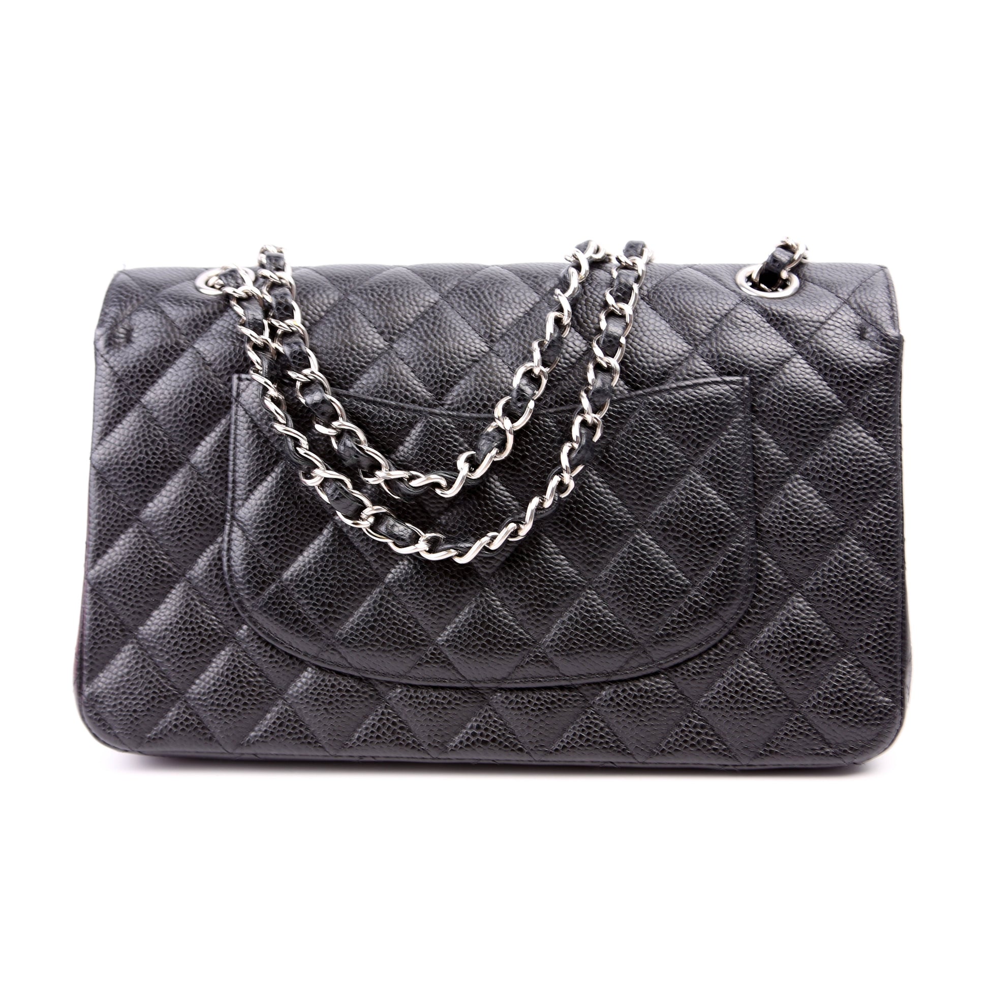 Chanel Classic Flap Caviar Black Handbag