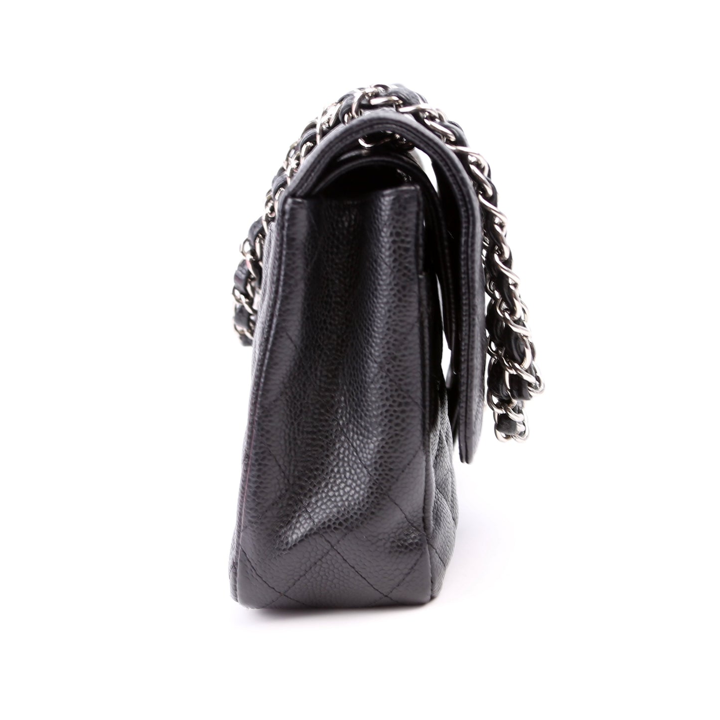 Chanel Classic Flap Caviar Black Handbag