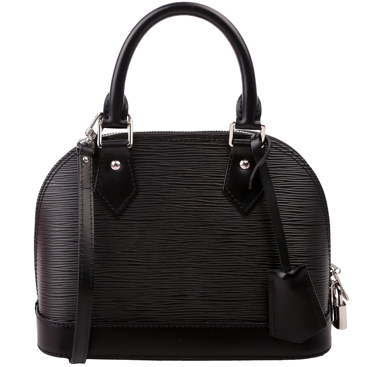 Louis Vuitton Alma BB Epi Black Handbag Epi Black