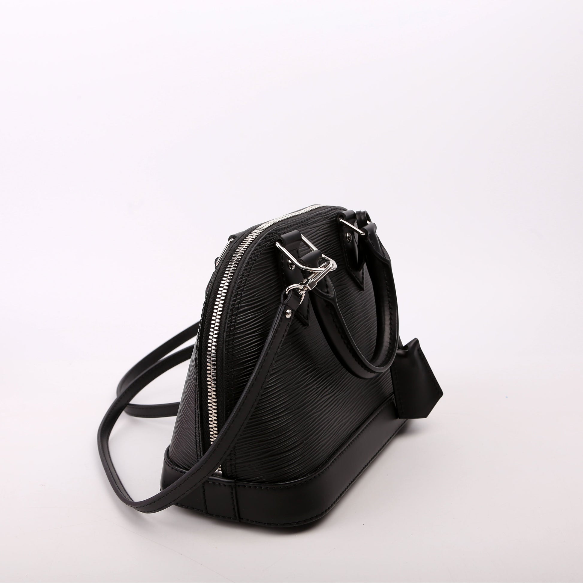 Louis Vuitton Alma BB Epi Black Handbag Epi Black