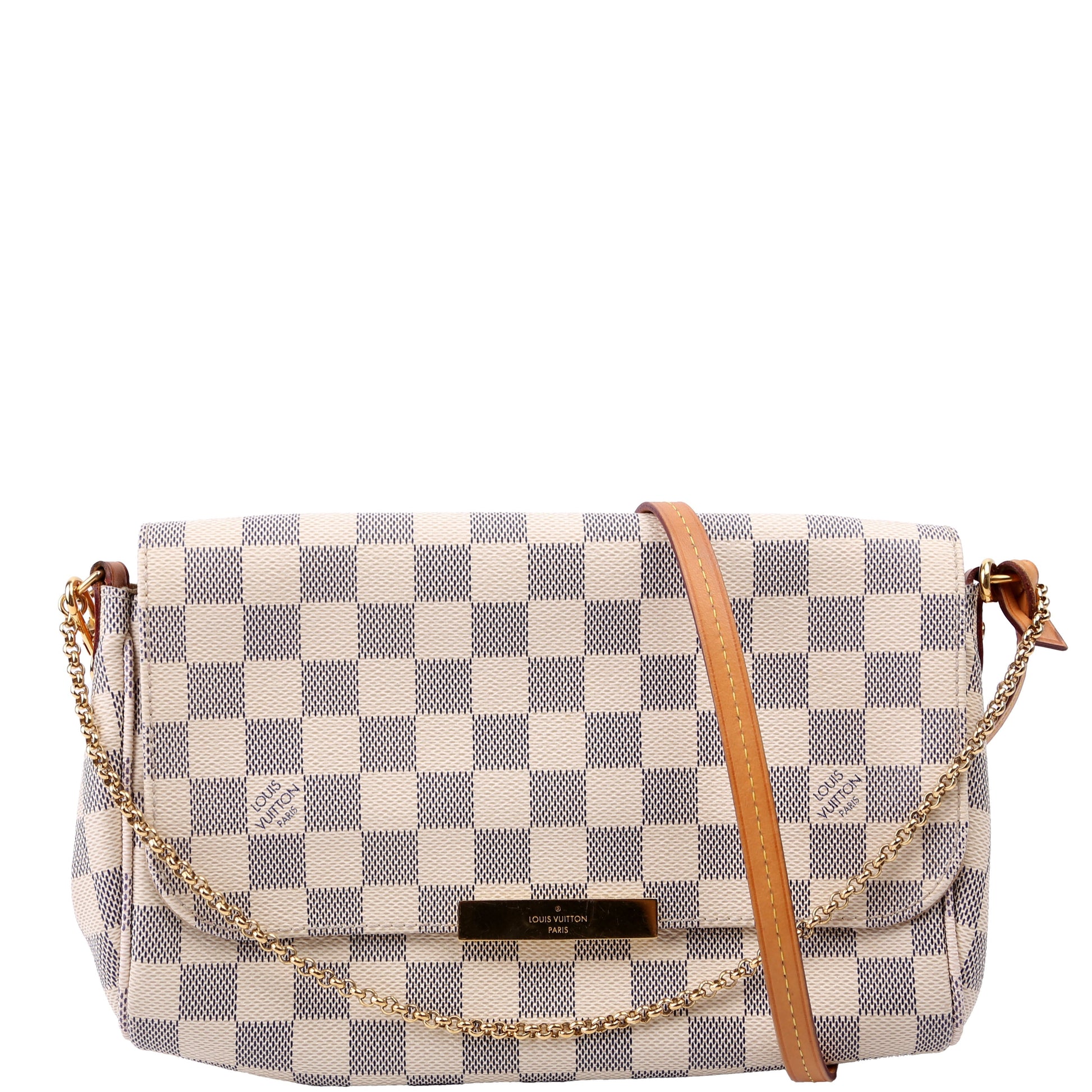 Louis Vuitton Favorite MM Azur Damier Handbag Azur 5