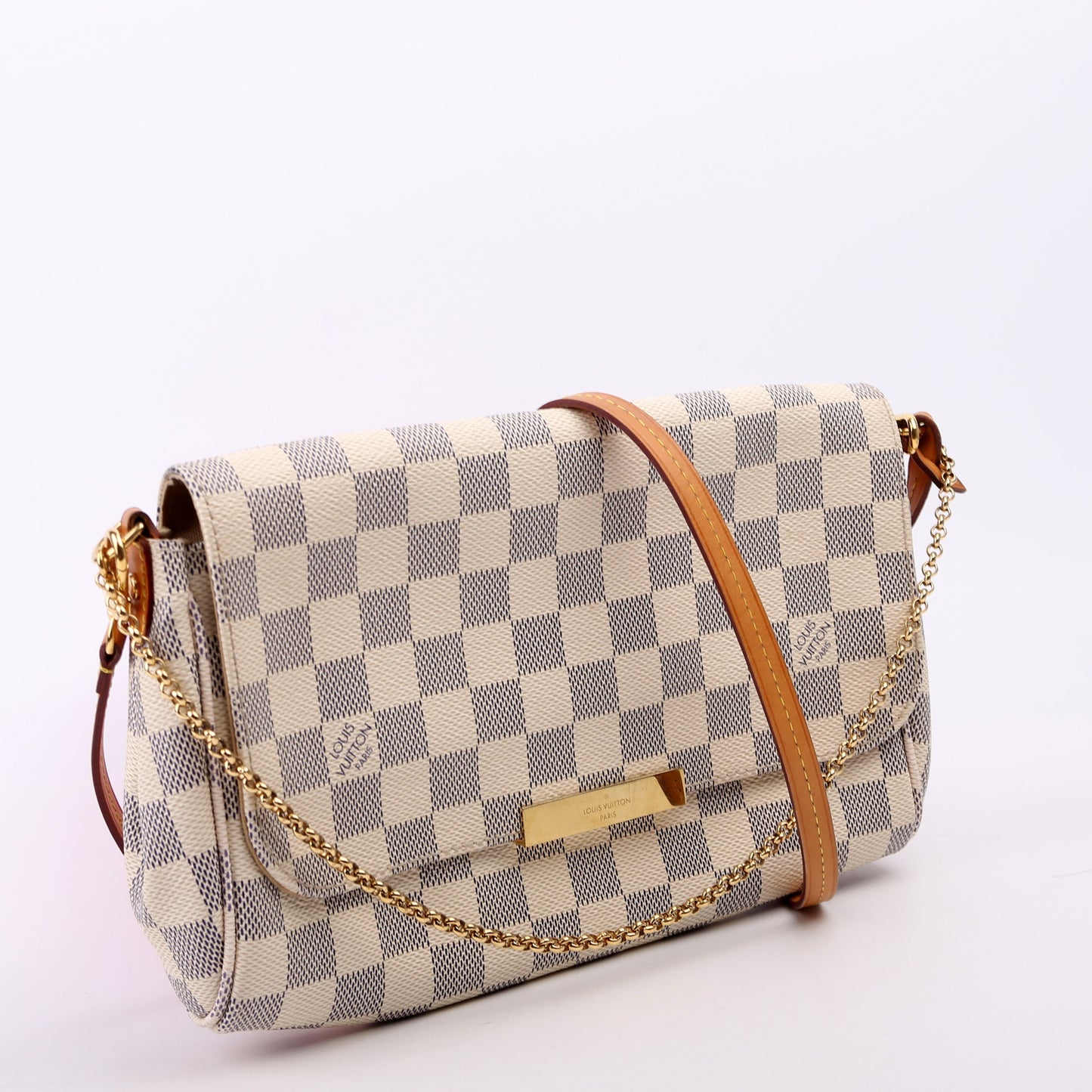 Louis Vuitton Favorite MM Azur Damier Handbag Azur 5