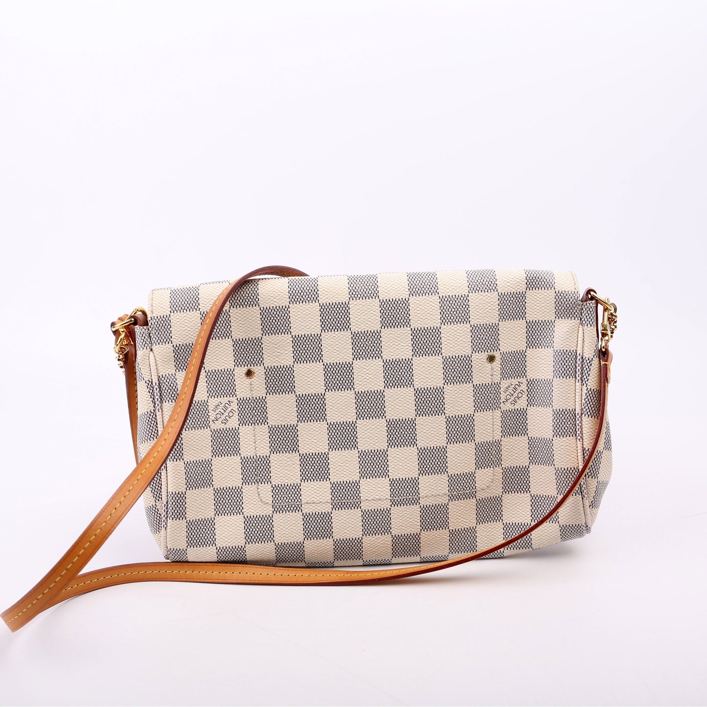 Louis Vuitton Favorite MM Azur Damier Handbag Azur 5