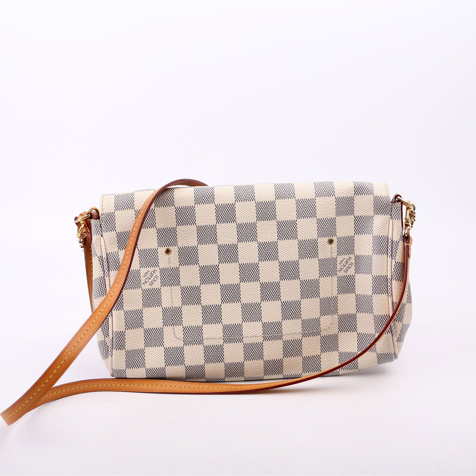 Louis Vuitton Favorite MM Azur Damier Handbag Azur 5