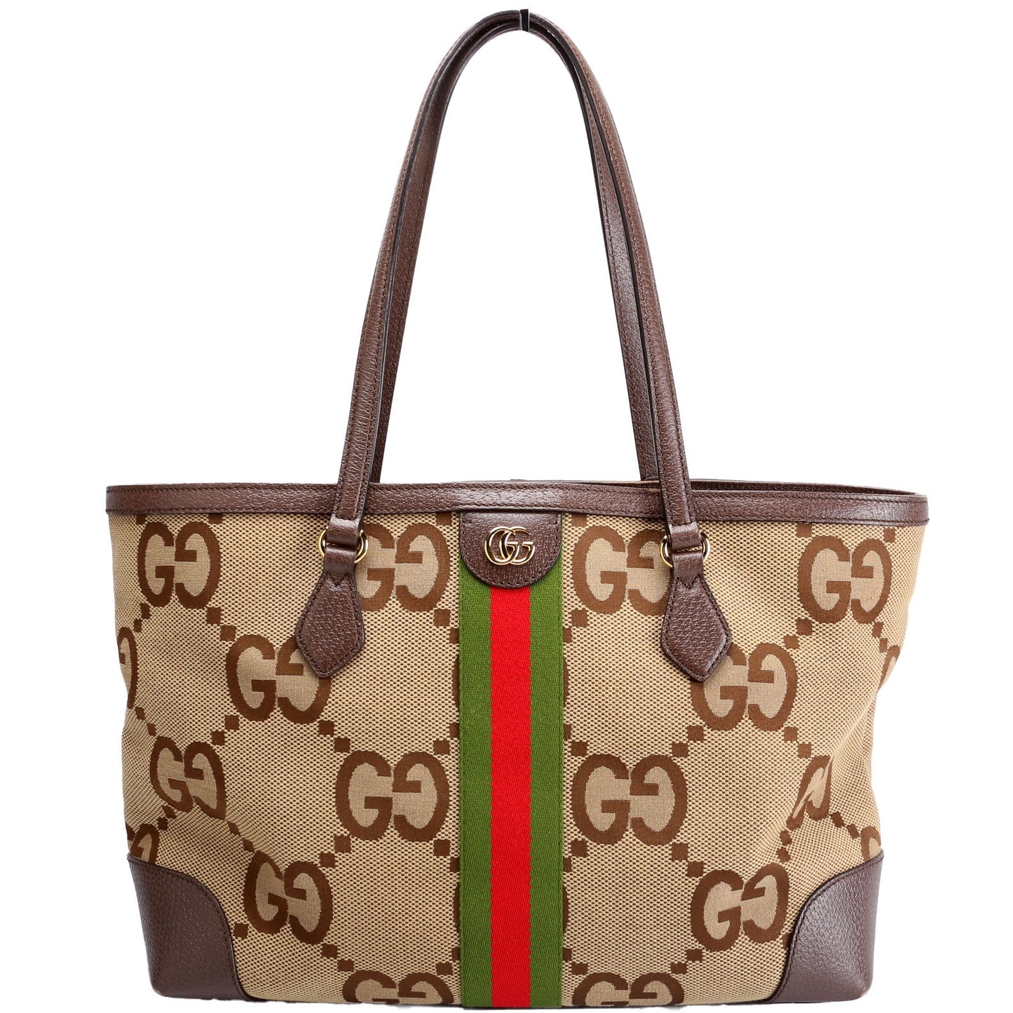 Gucci Jumbo GG Ophidia Brown Tote Bag