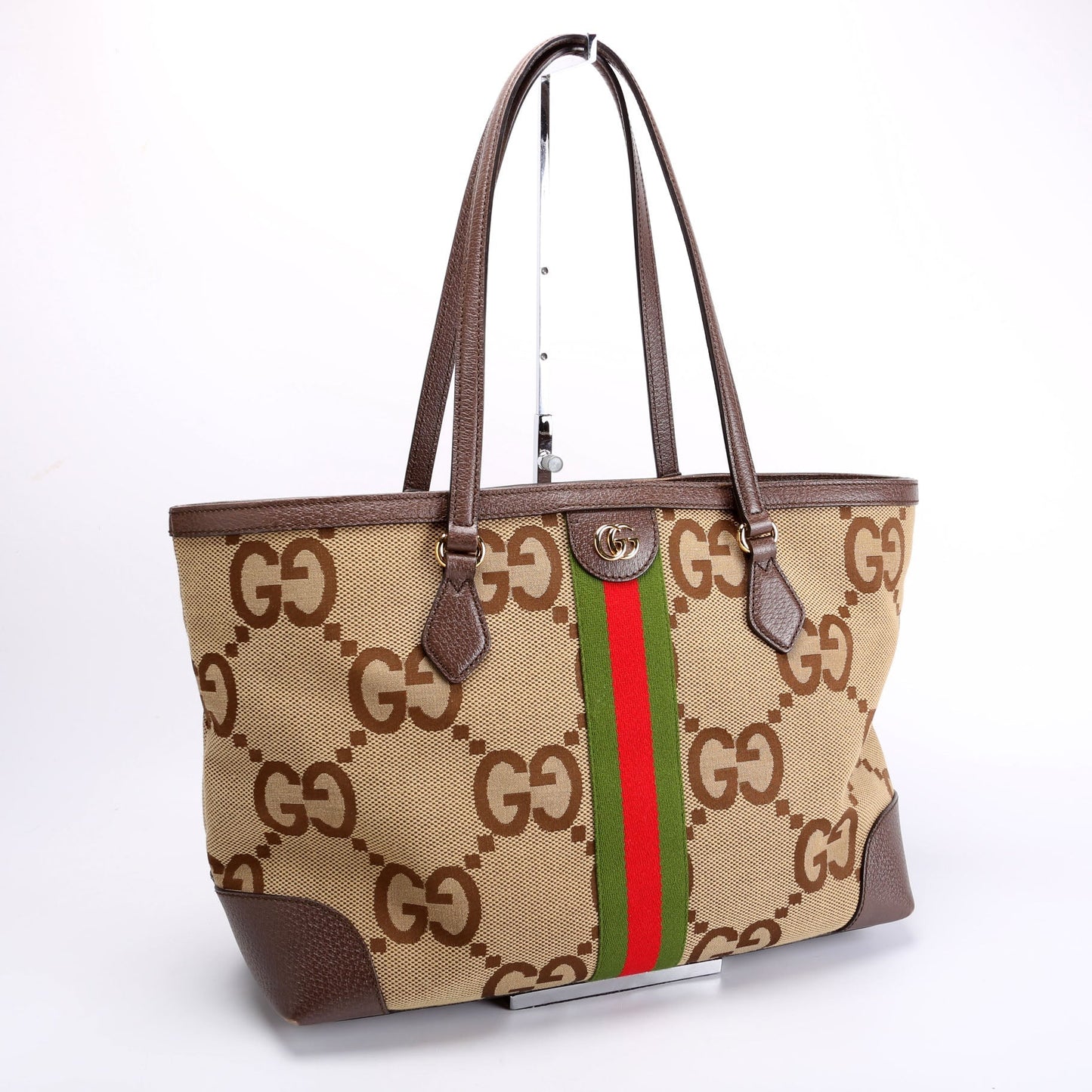 Gucci Jumbo GG Ophidia Brown Tote Bag
