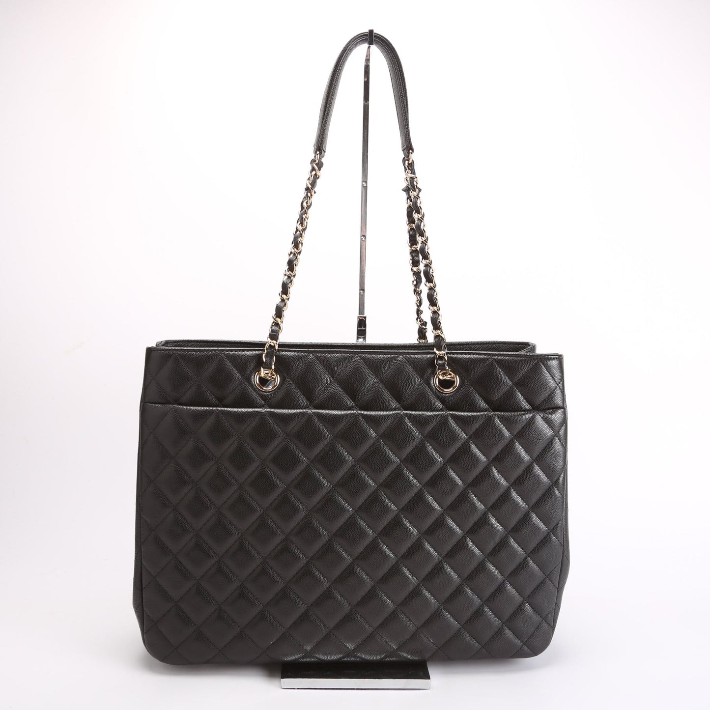 Chanel CC Shopper Caviar RFID Black Tote Bag