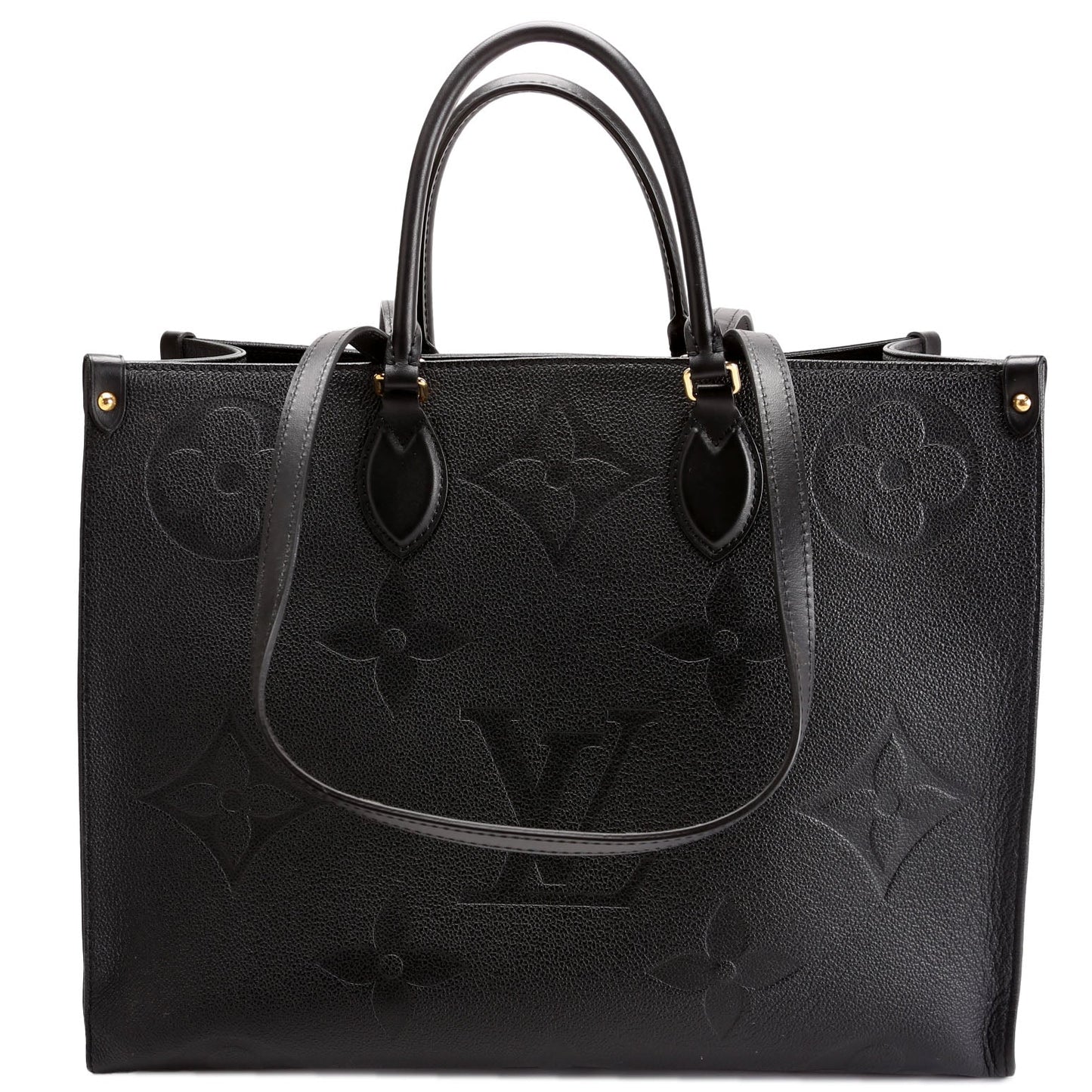 Louis Vuitton Onthego GM Yelllow Empreinte Black Handbag