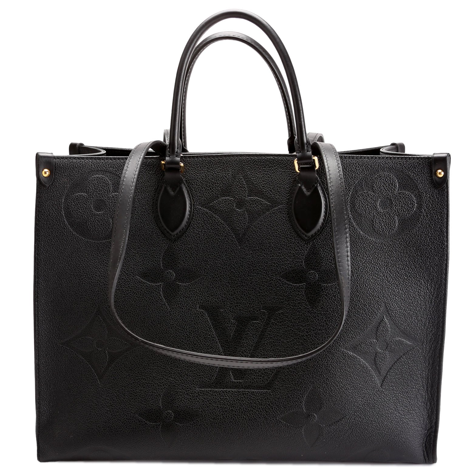 Louis Vuitton Onthego GM Yelllow Empreinte Black Handbag