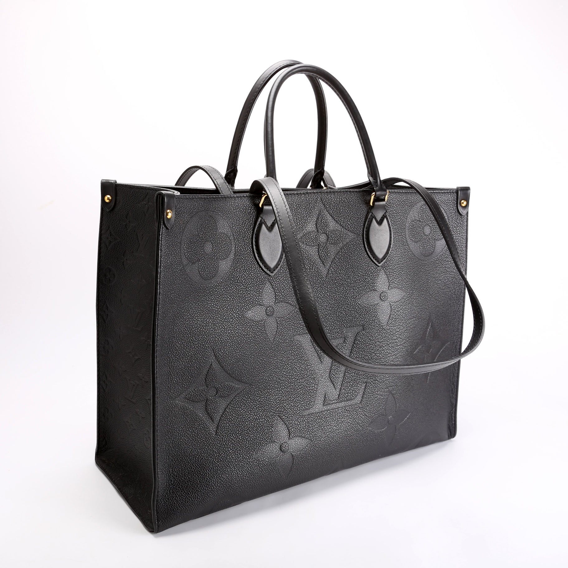 Louis Vuitton Onthego GM Yelllow Empreinte Black Handbag
