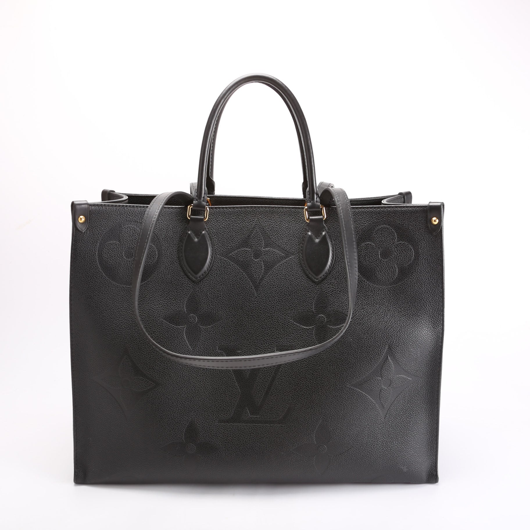 Louis Vuitton Onthego GM Yelllow Empreinte Black Handbag