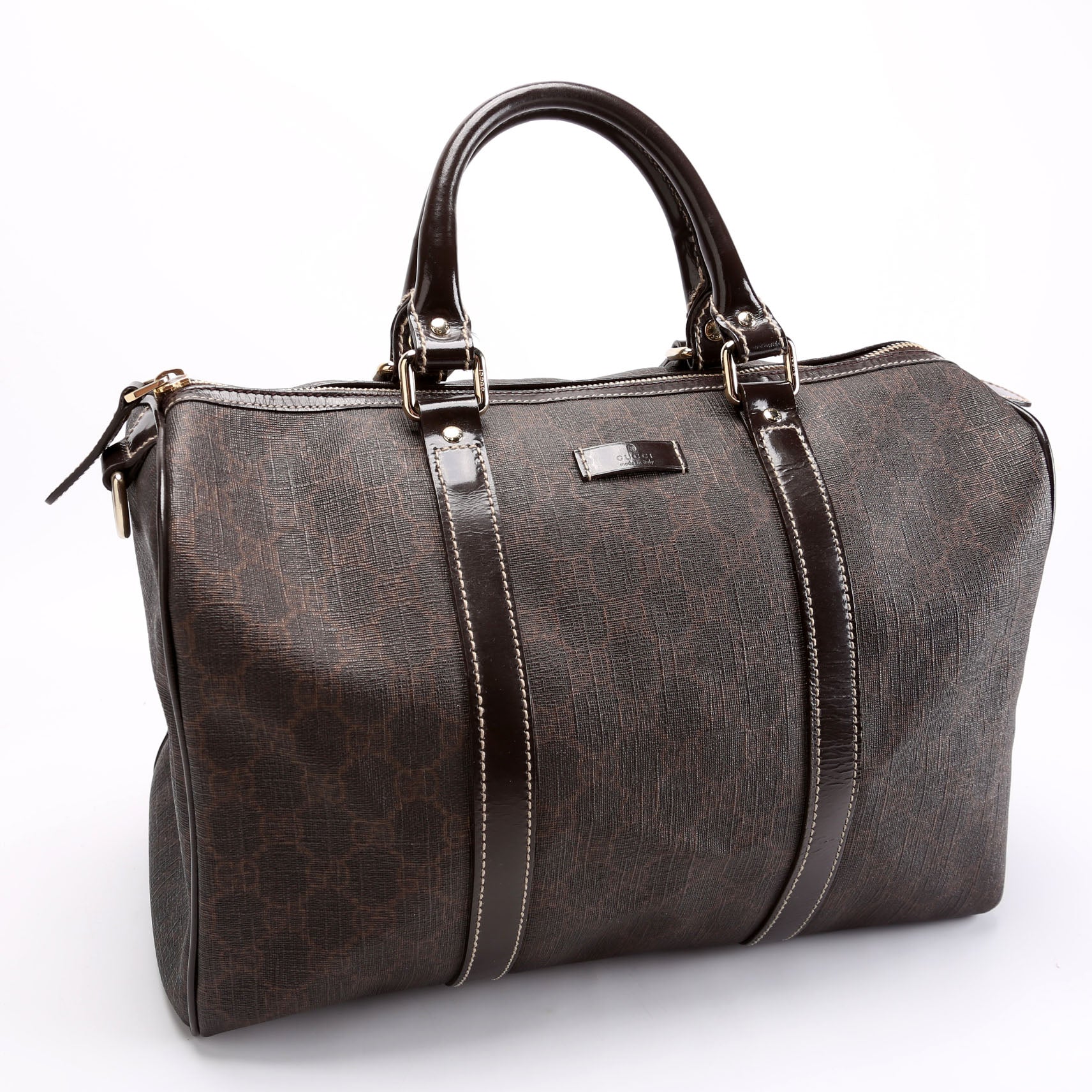 Gucci Joy Boston Brown Travel Bag Brown 2