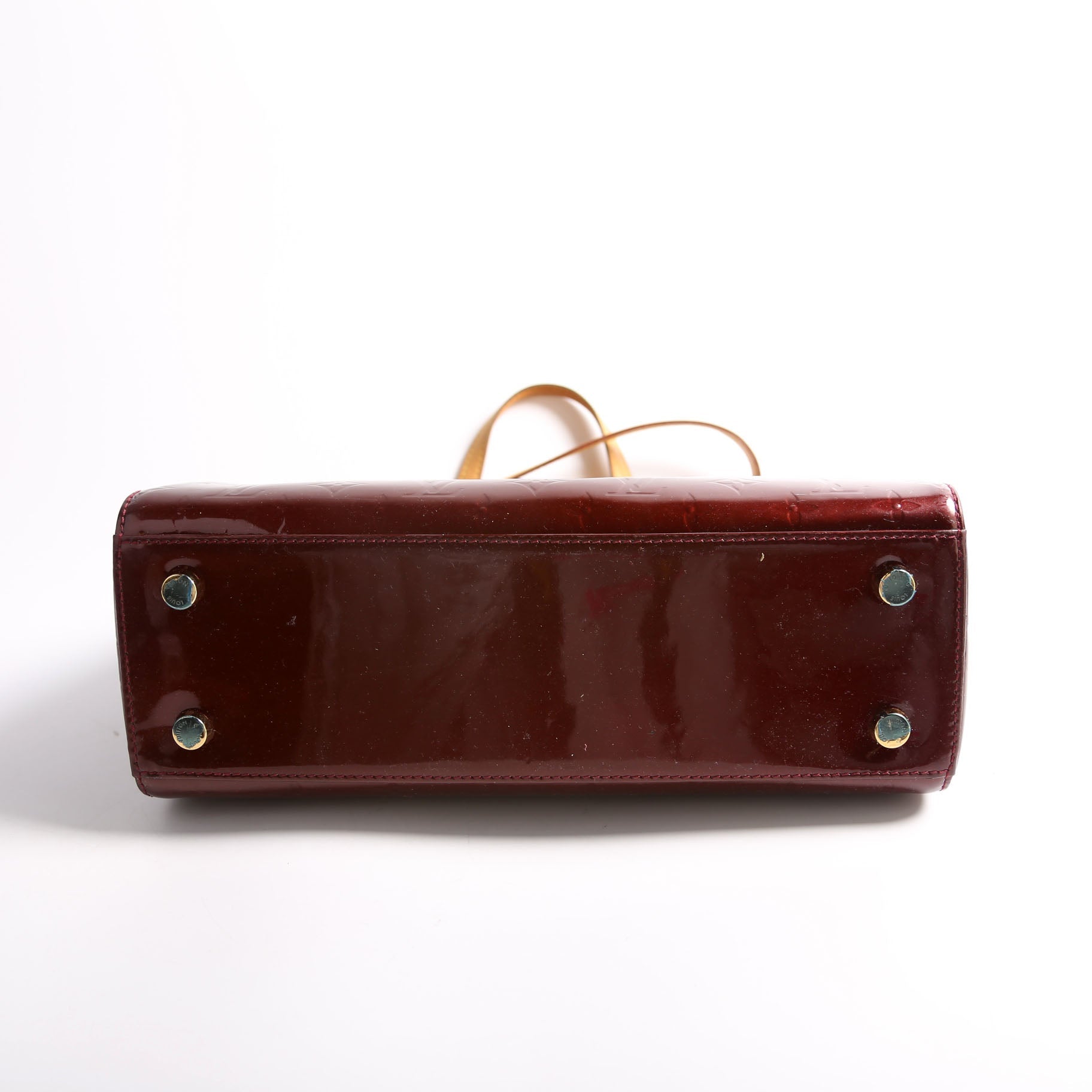 Louis Vuitton Brea MM Burgundy Vernis Handbag