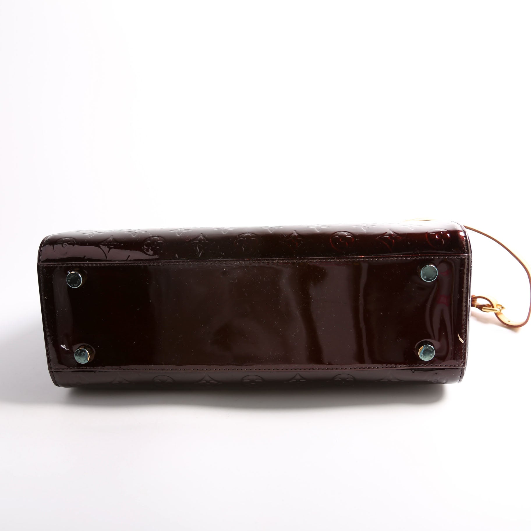 Louis Vuitton Brea GM Burgundy Vernis Handbag Burgundy 2