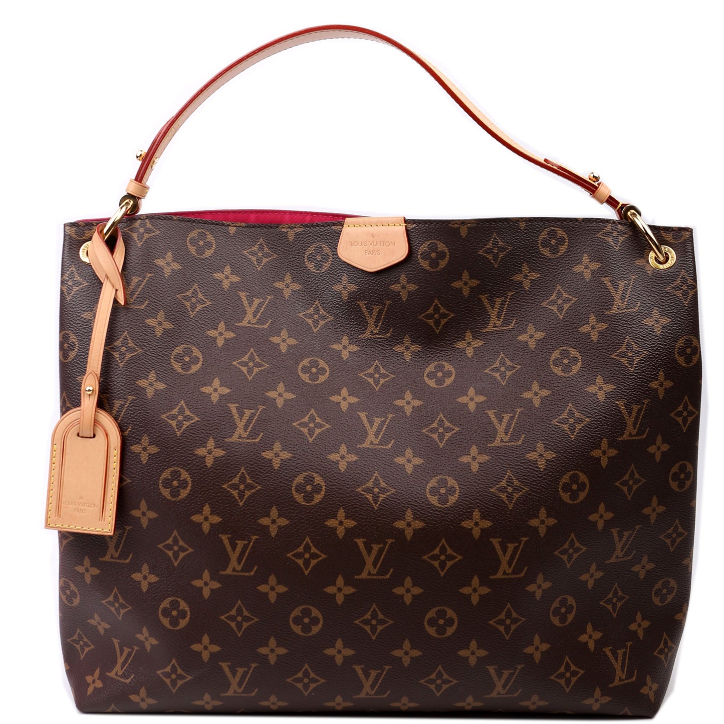 Louis Vuitton Graceful MM Berry Monogram Handbag Berry 2