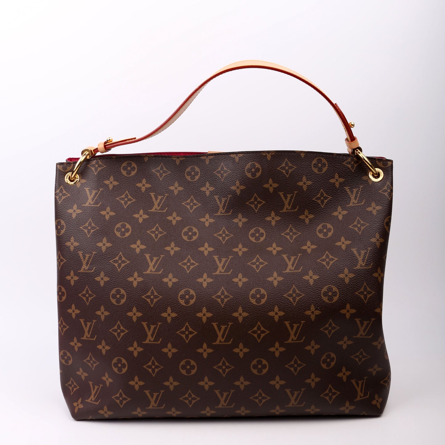 Louis Vuitton Graceful MM Berry Monogram Handbag Berry 2