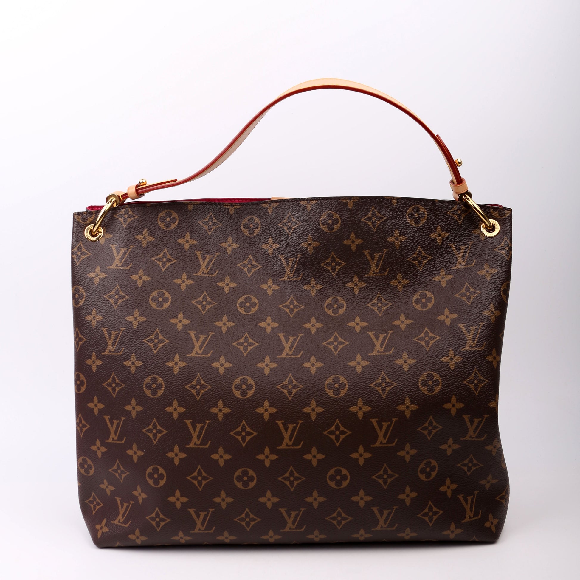 Louis Vuitton Graceful MM Berry Monogram Handbag Berry 2