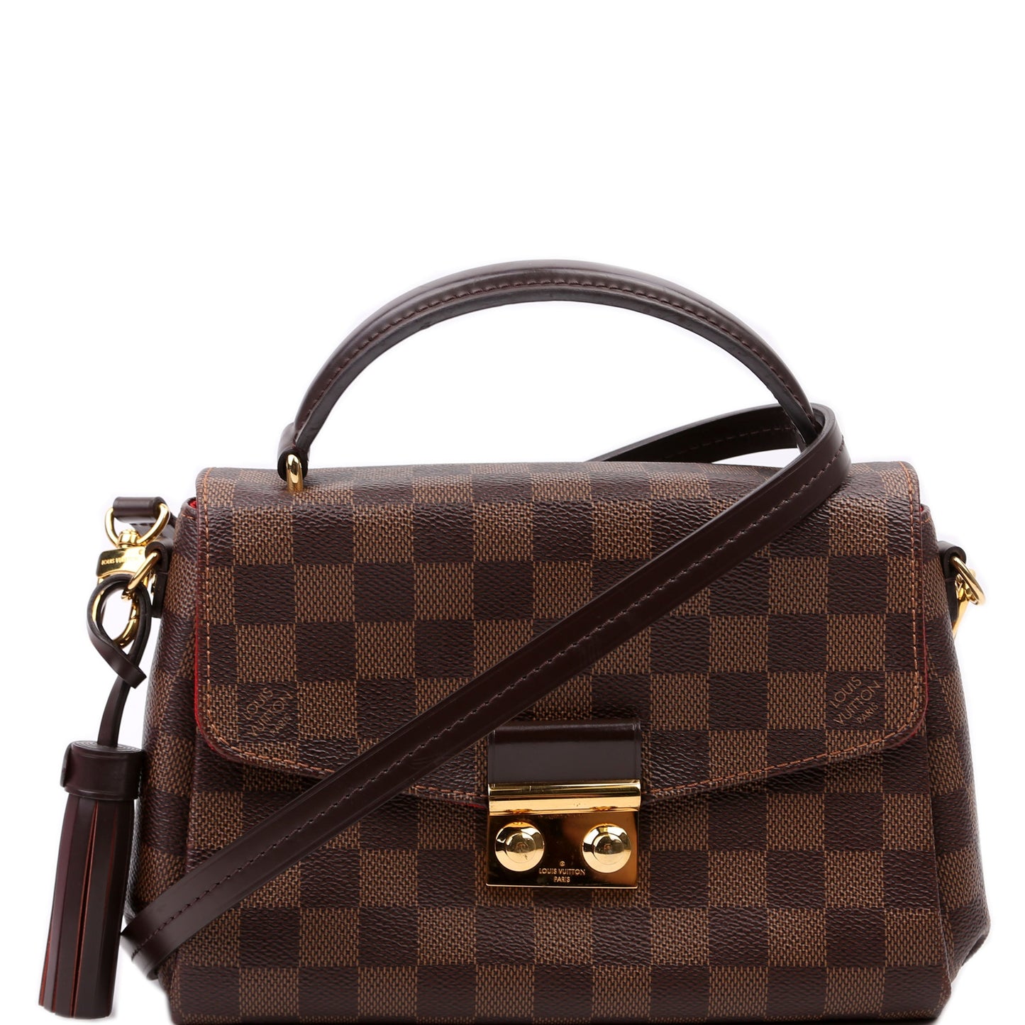 Louis Vuitton Croisette Ebene Damier Handbag Ebene 23