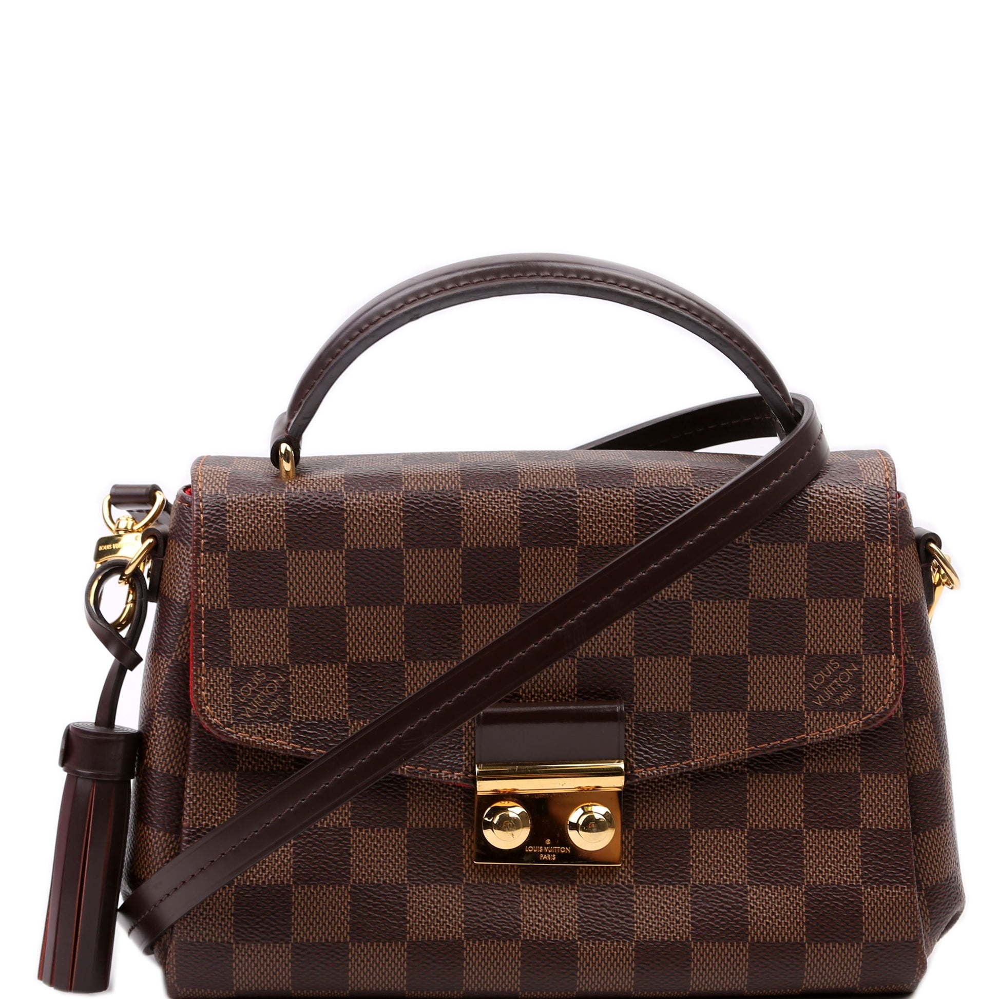Louis Vuitton Croisette Ebene Damier Handbag Ebene 23