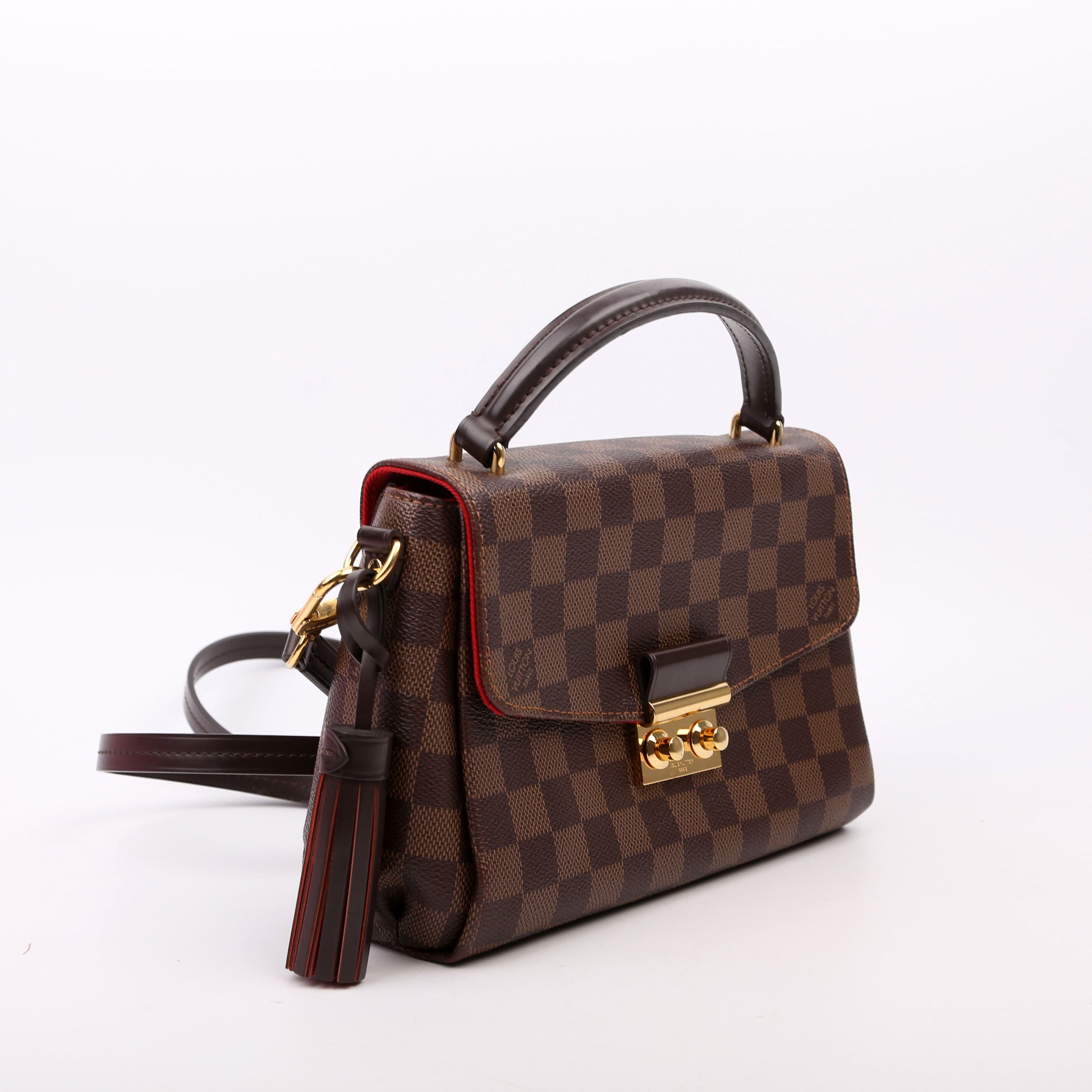 Louis Vuitton Croisette Ebene Damier Handbag Ebene 23