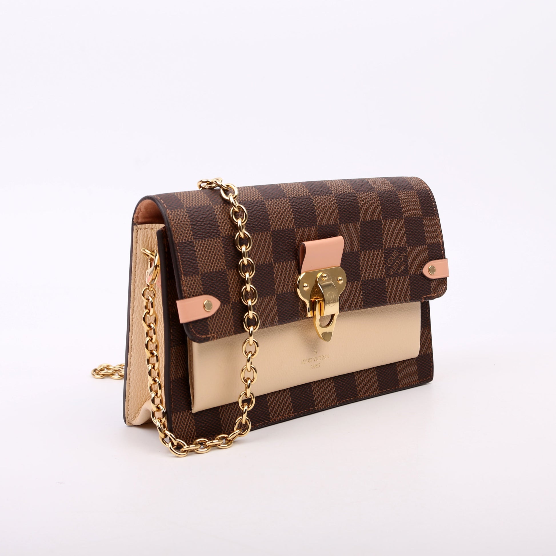 Louis Vuitton Vavin Ebene Cream Damier Wallet Case