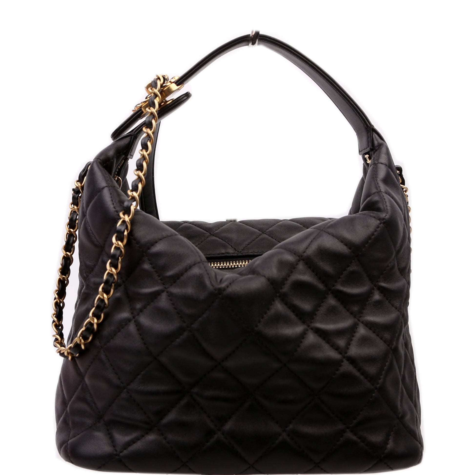Chanel Perfect Meeting Hobo Lambskin 29M Black Shoulder Bag