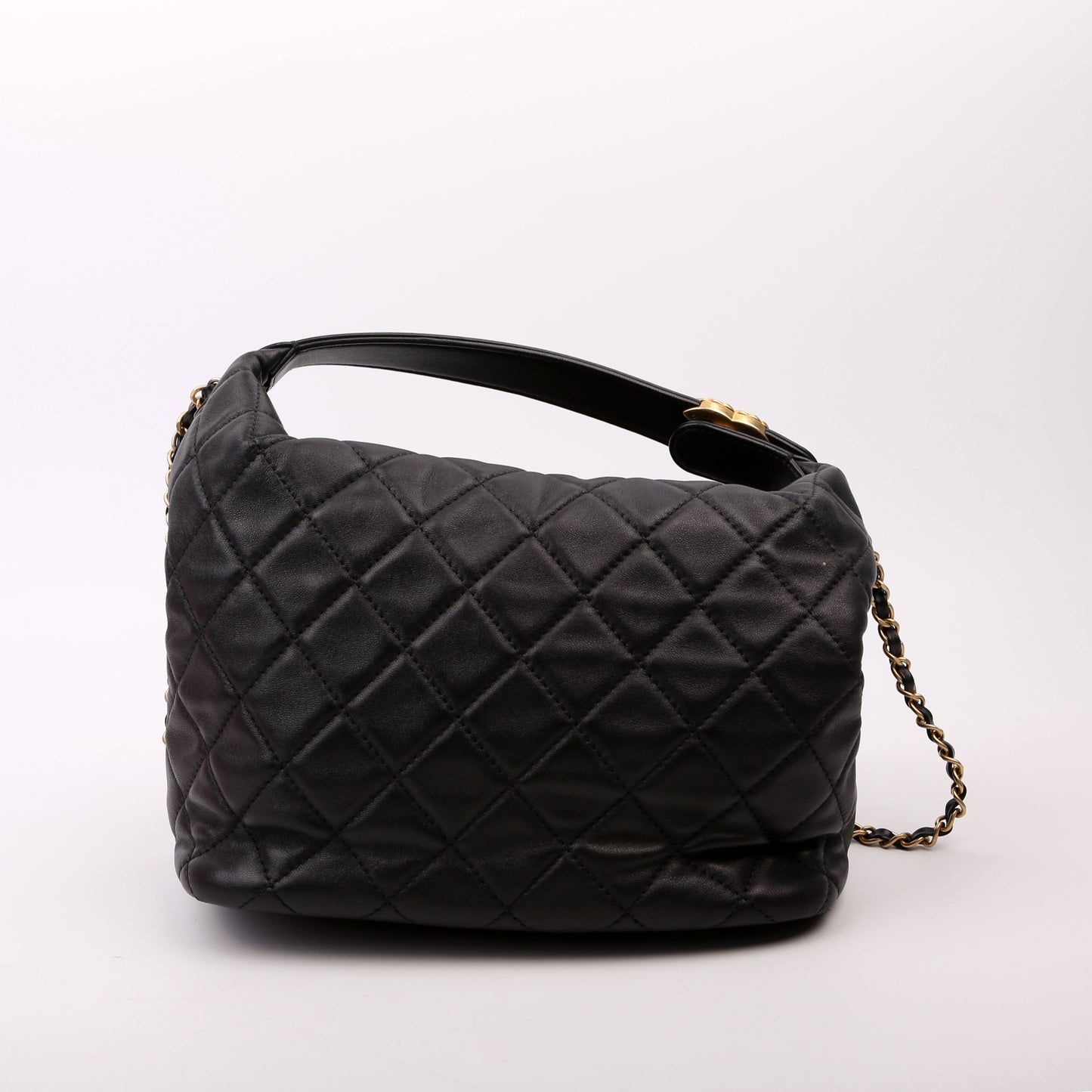 Chanel Perfect Meeting Hobo Lambskin 29M Black Shoulder Bag