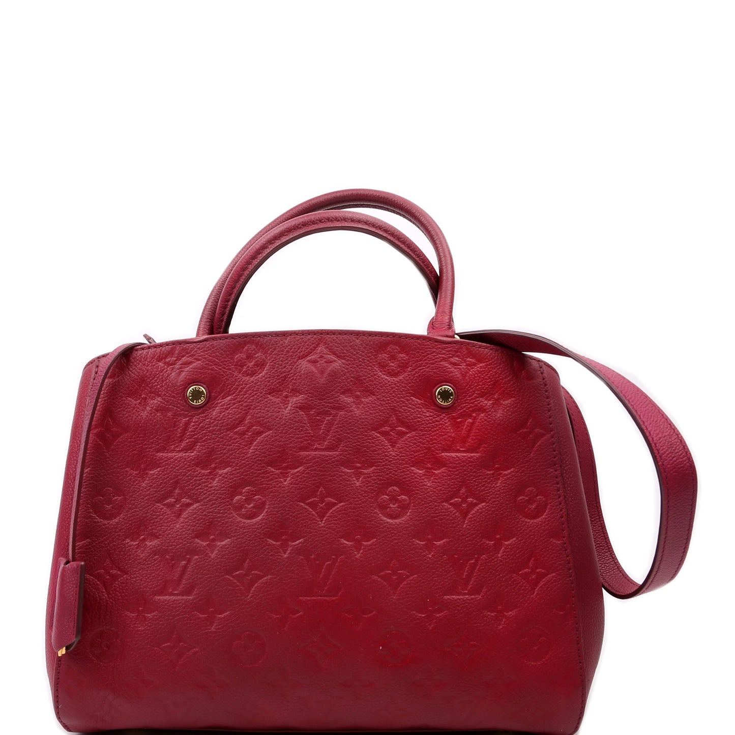 Louis Vuitton Montaigne MM Berry Empreinte Handbag