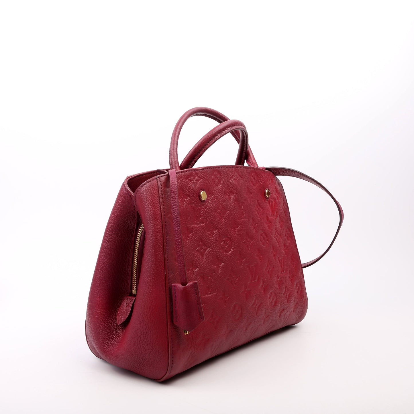 Louis Vuitton Montaigne MM Berry Empreinte Handbag