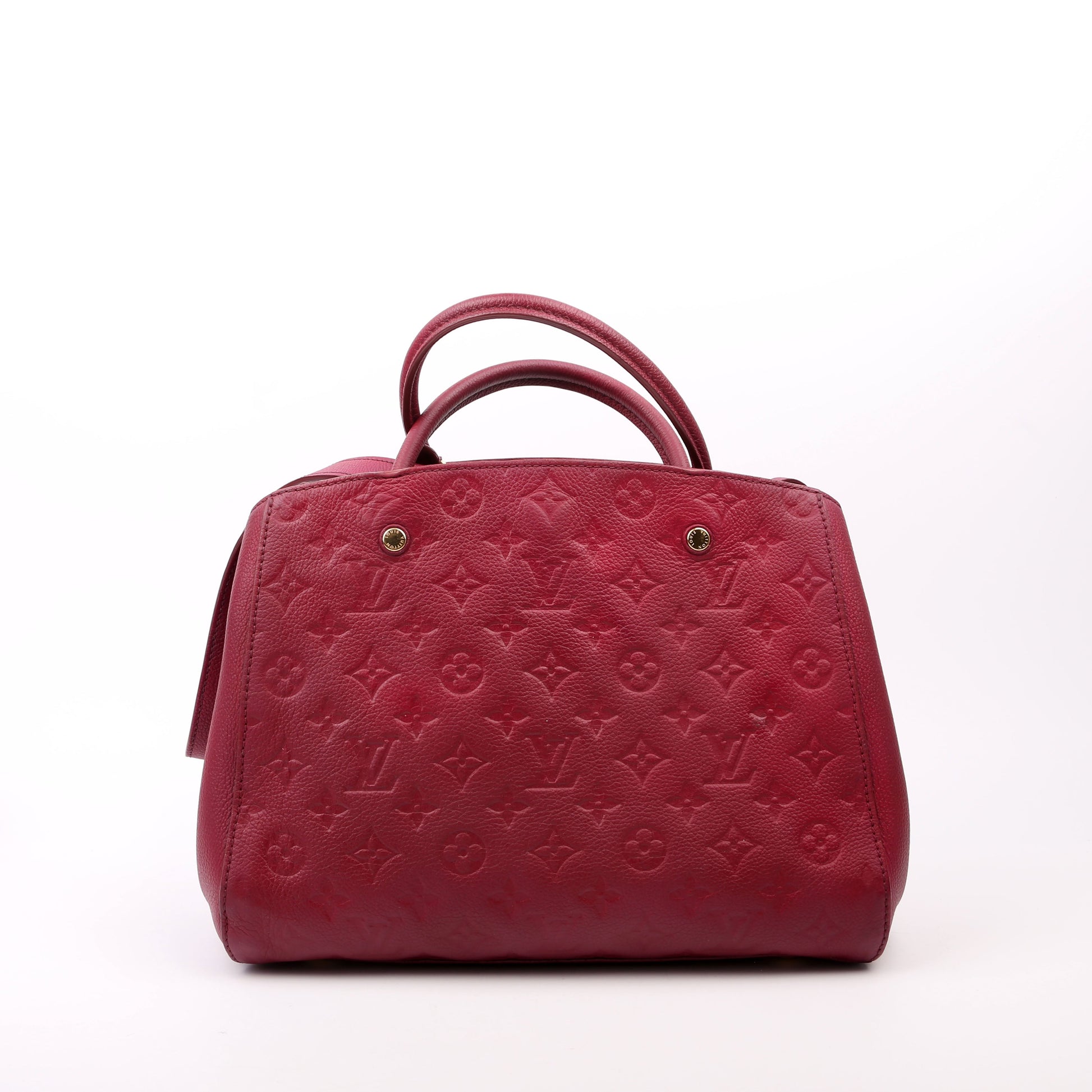 Louis Vuitton Montaigne MM Berry Empreinte Handbag