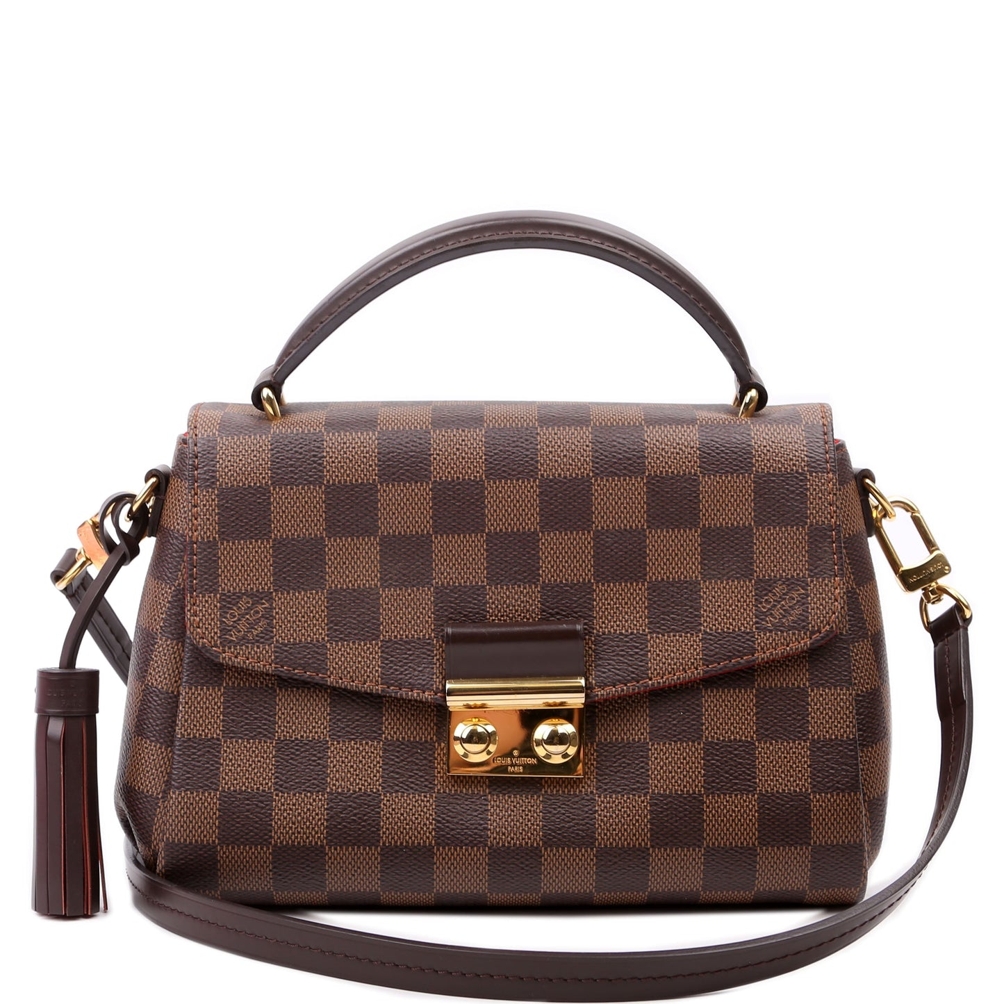 Louis Vuitton Croisette Ebene Damier Handbag Ebene 22