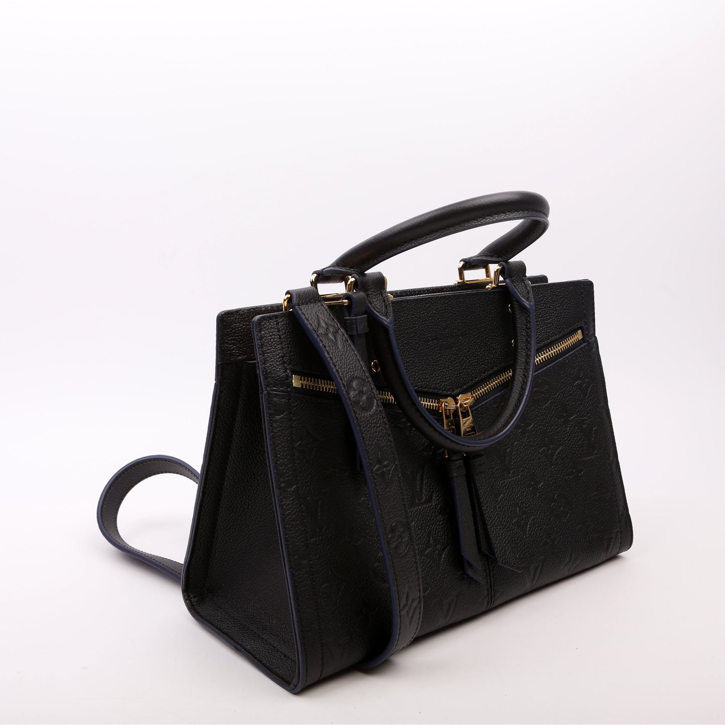 Louis Vuitton Sully Black PM Empreinte Handbag Black 1