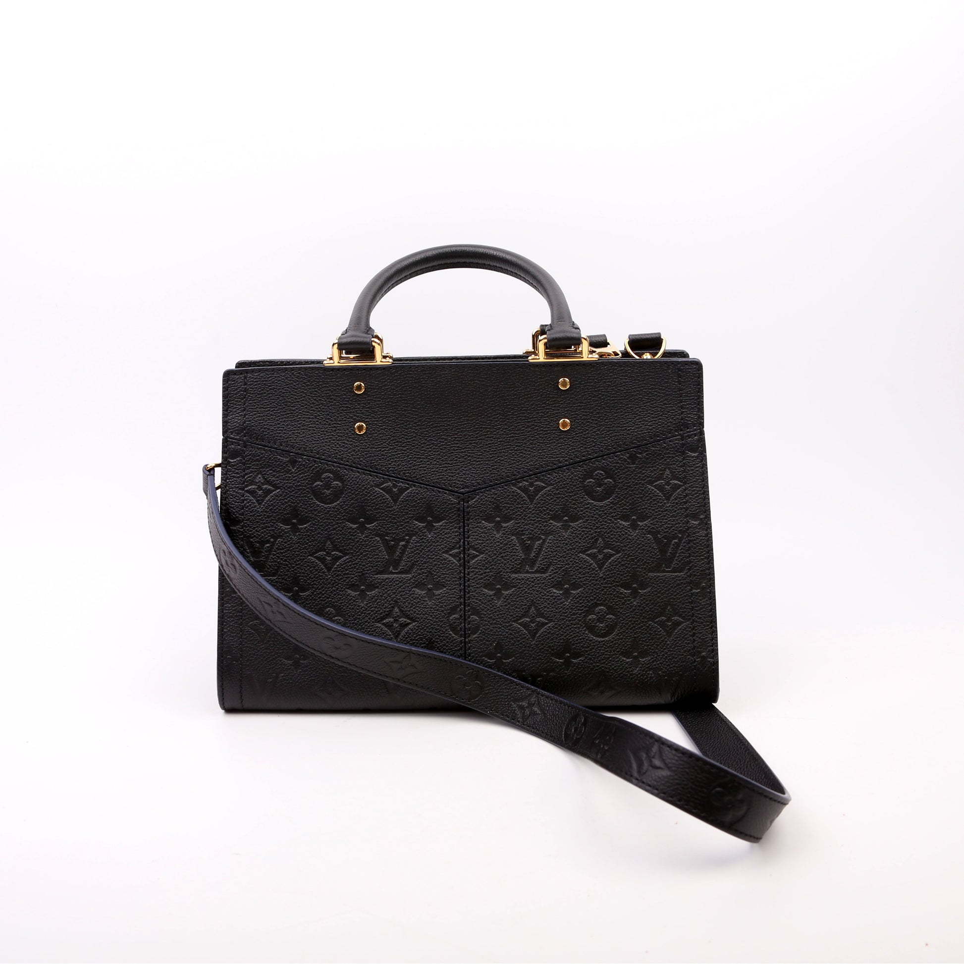 Louis Vuitton Sully Black PM Empreinte Handbag Black 1