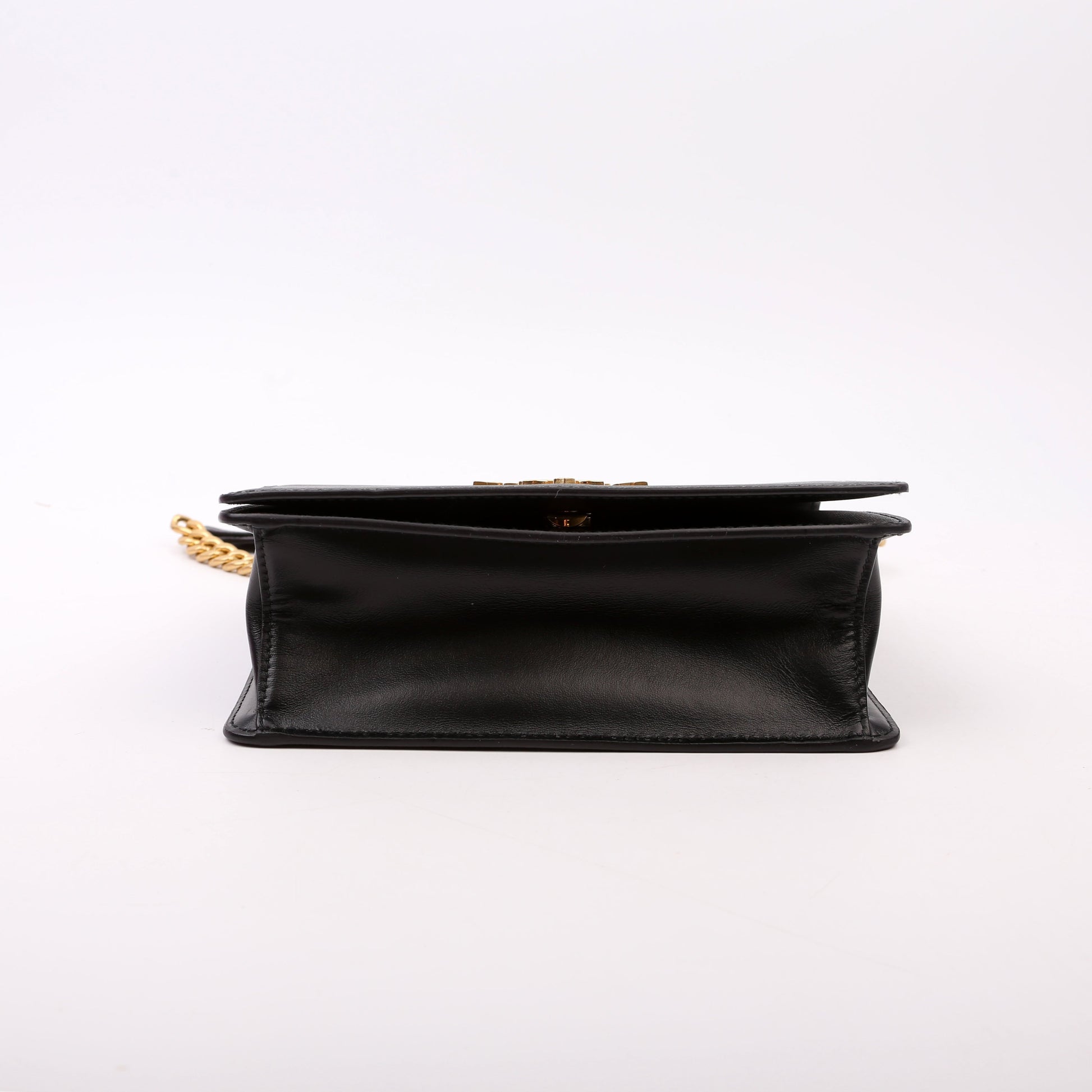Prada Saffiano Crossbody Bag Black Chain