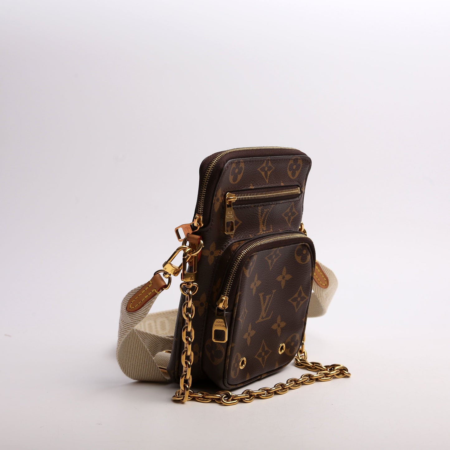 Louis Vuitton Utility Phone Sleeve Monogram Handbag Monogram 10
