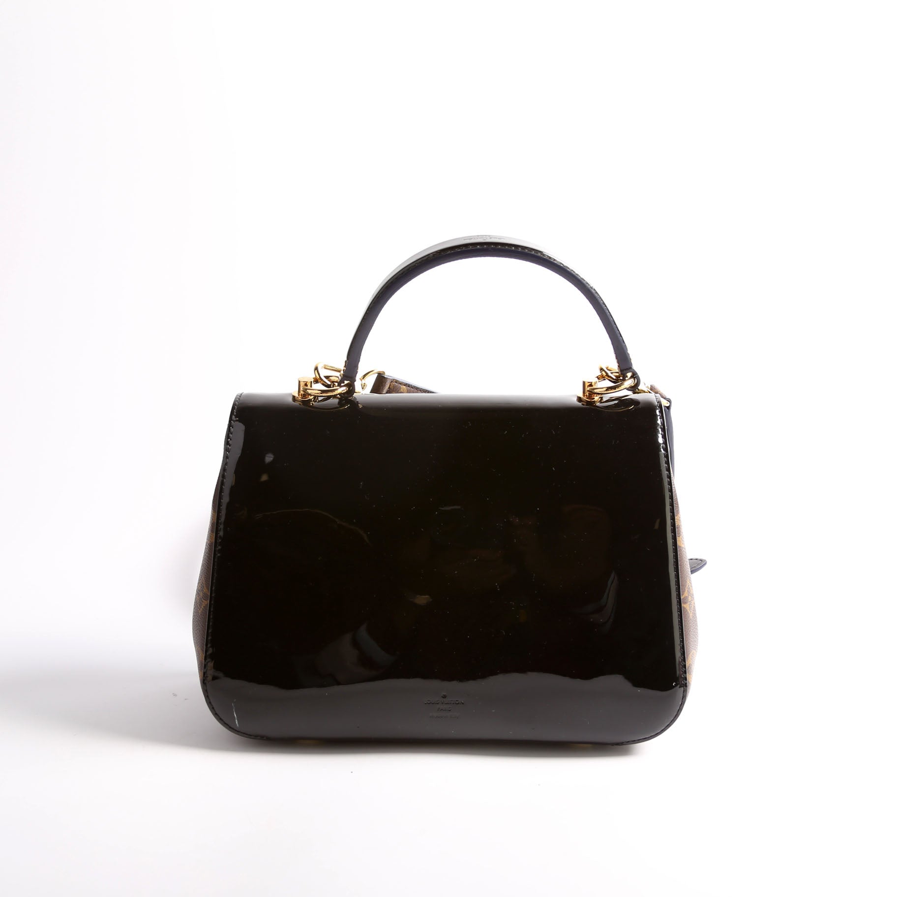 Louis Vuitton Cherrywood PM Patent Monogram Handbag