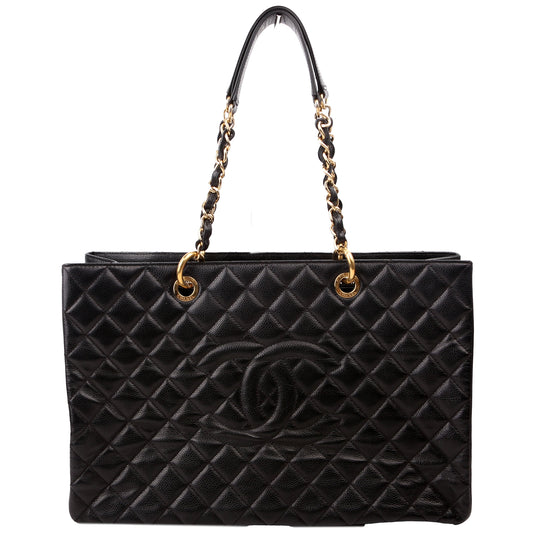Chanel Grand Shopping XL Black Tote Bag Black 1