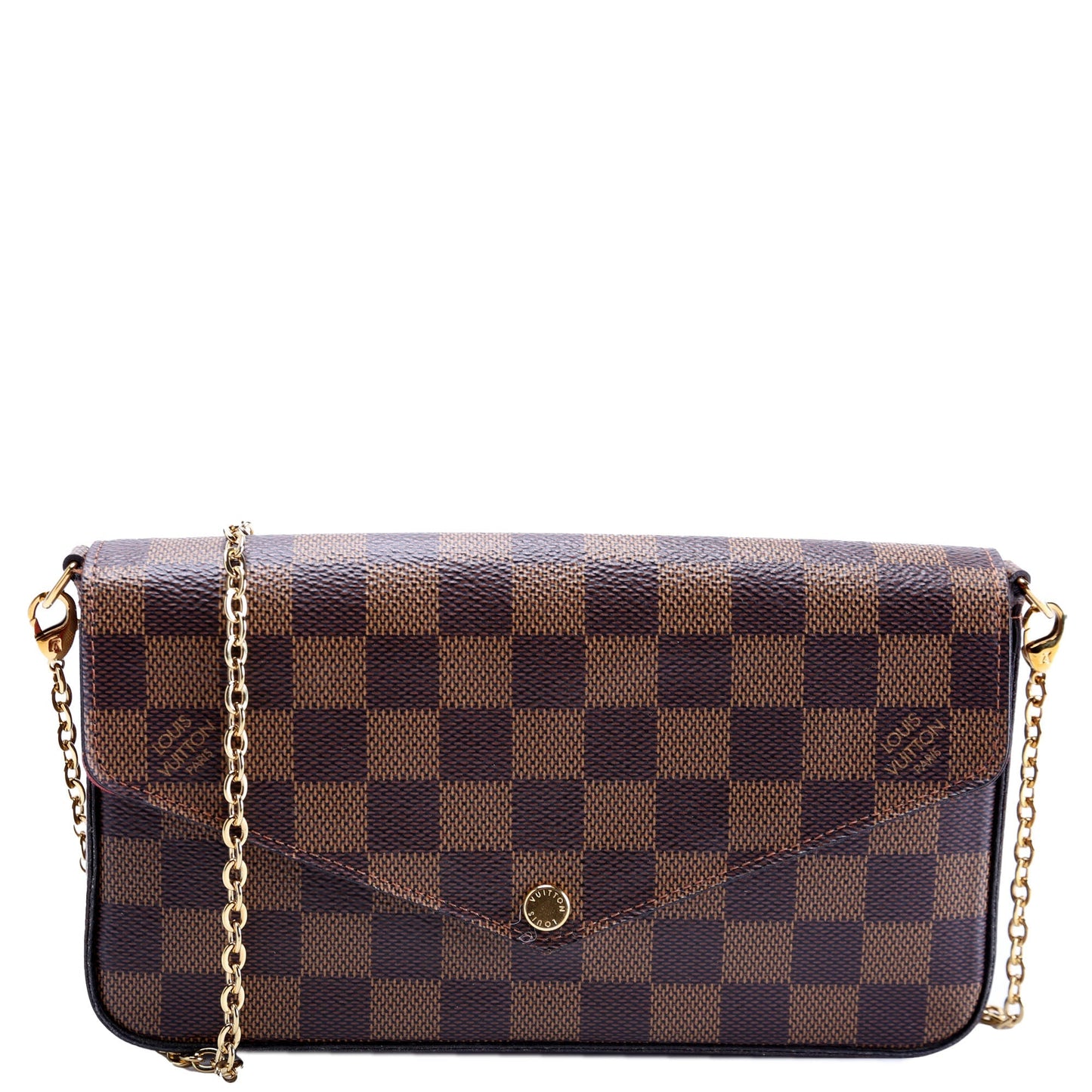 Louis Vuitton Pochette Felicie Ebene Clutch Bag Ebene 4